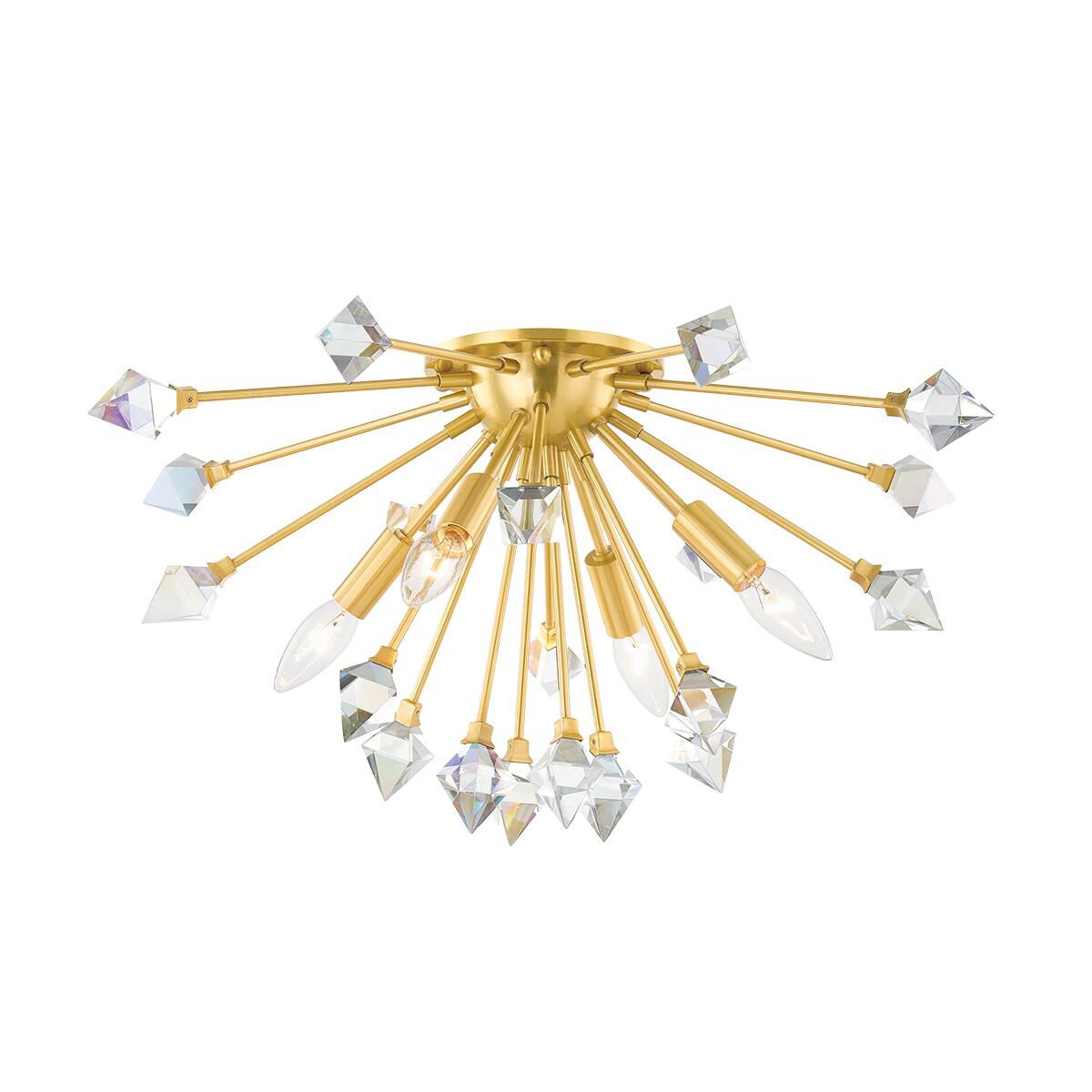 Genesis 22.5 Inch Flush Mount by Mitzi