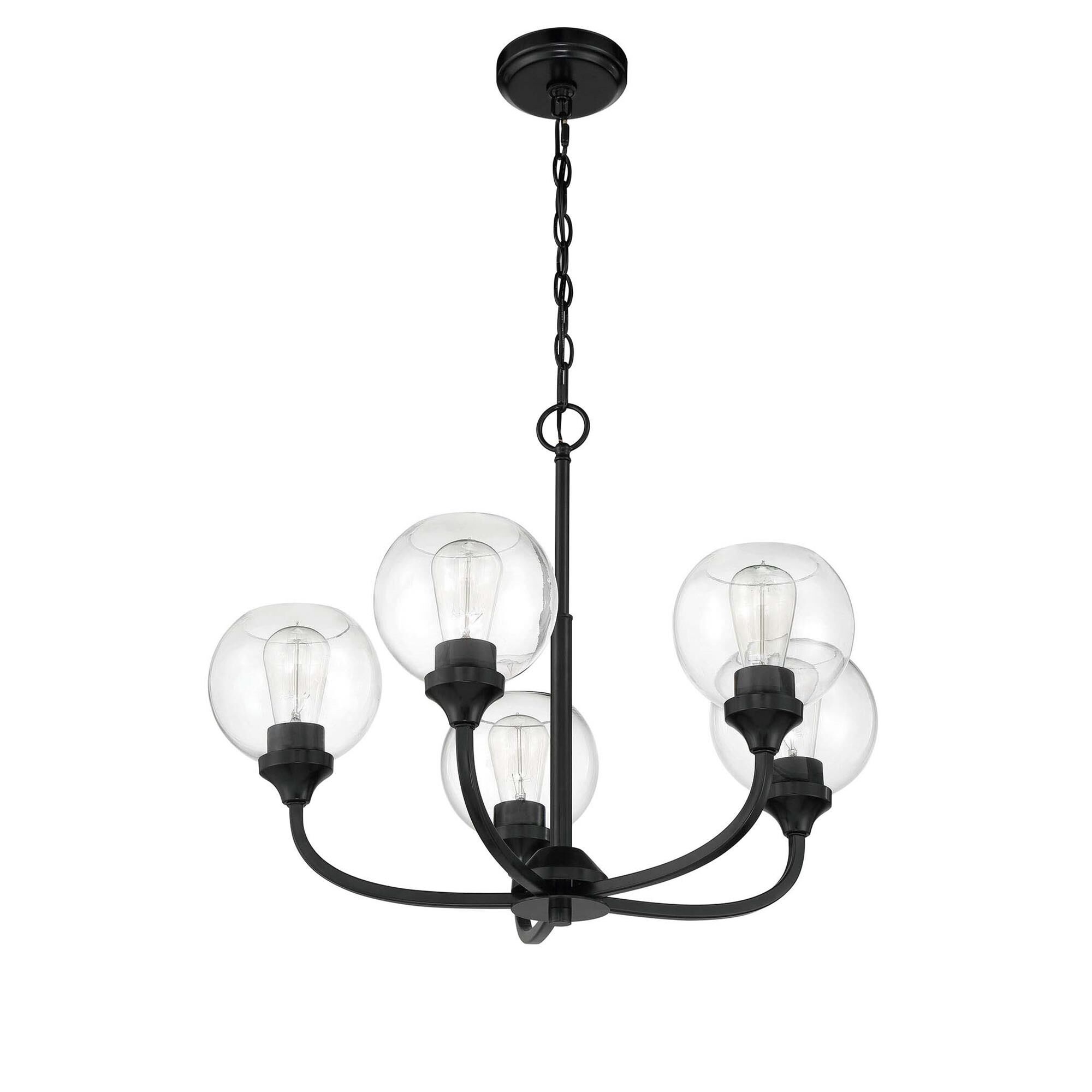 Glenda 23 Inch 5 Light Chandelier by Craftmade