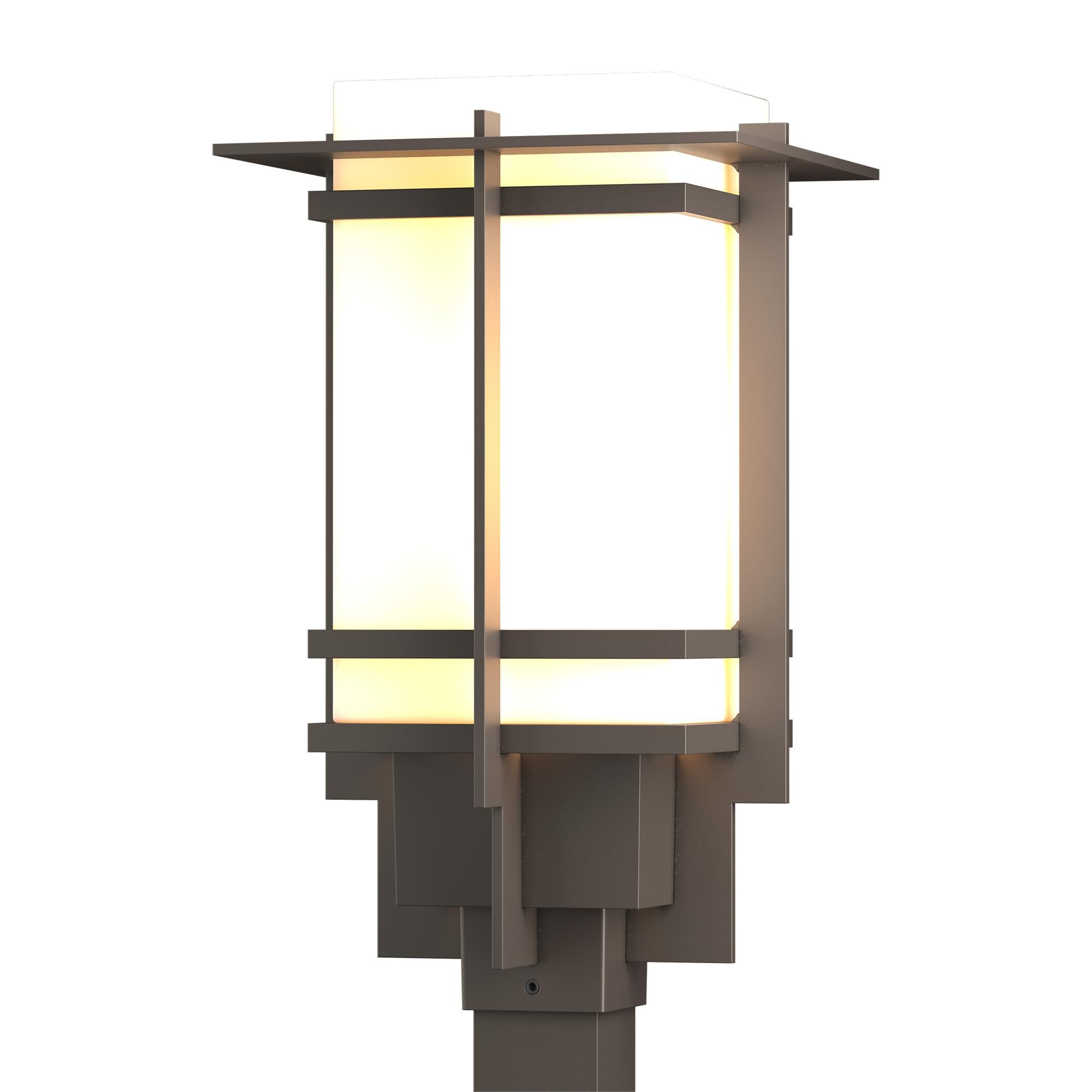 Shown in Coastal Dark Smoke finish and Opal  glass