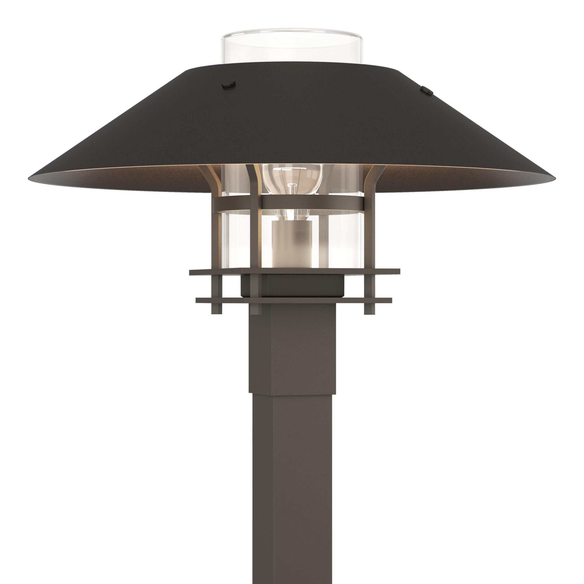 Shown in Coastal Dark Smoke finish and Clear glass and Coastal Oil Rubbed Bronze (14) accent