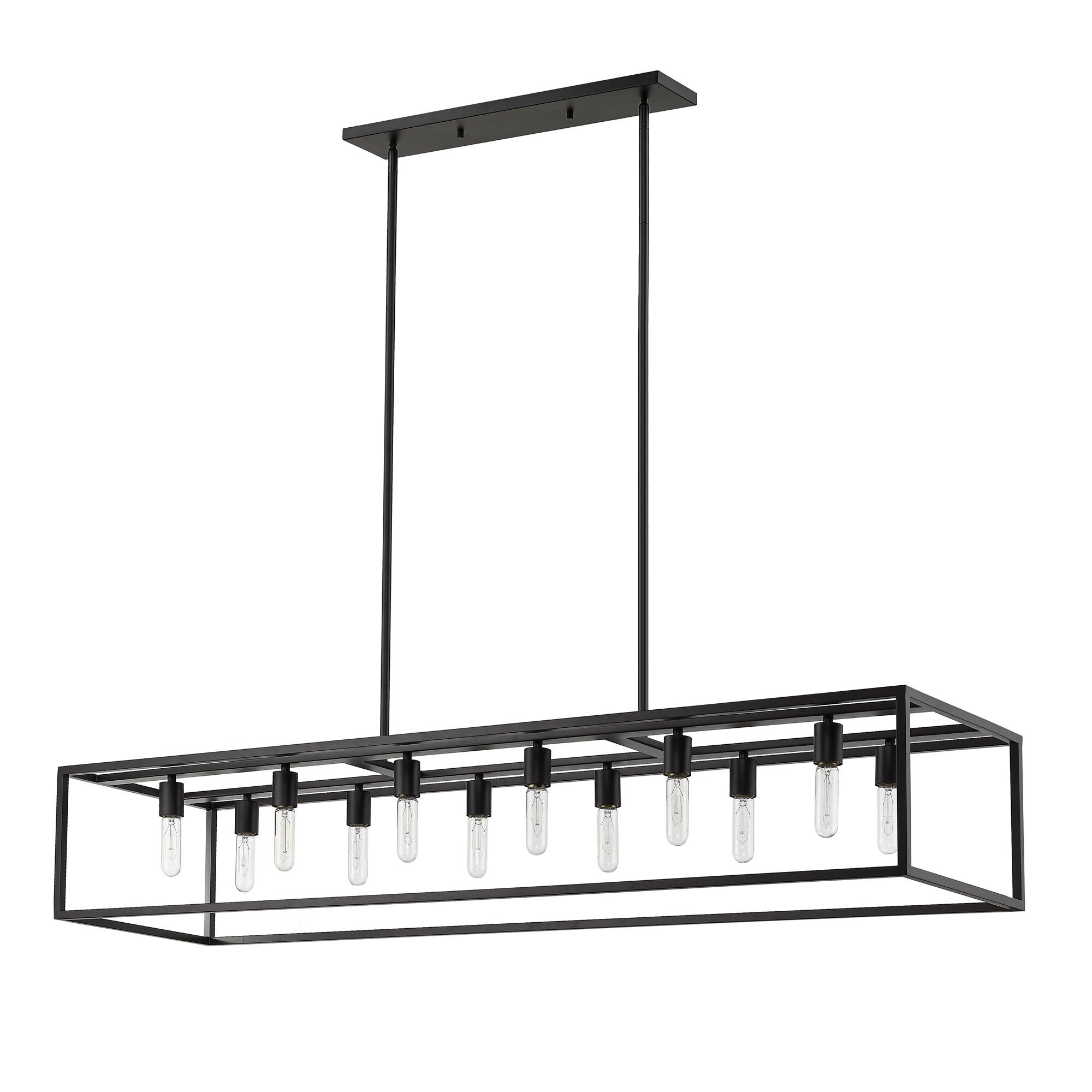Shown in Matte Black finish and -- glass and -- shade
