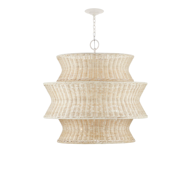 Phebe 32 Inch Chandelier by Currey & Company