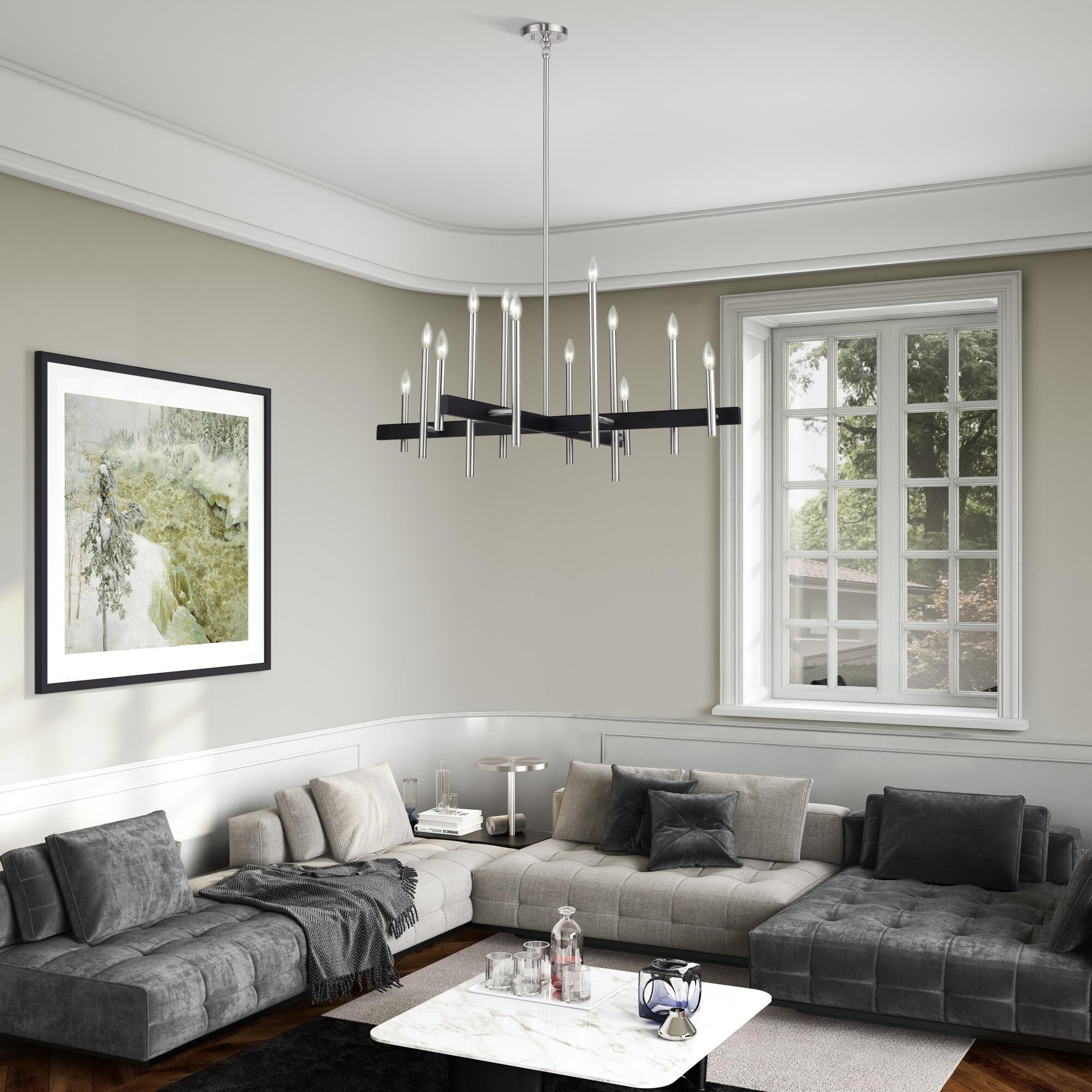 Denmark 42 Inch Chandelier by Livex Lighting