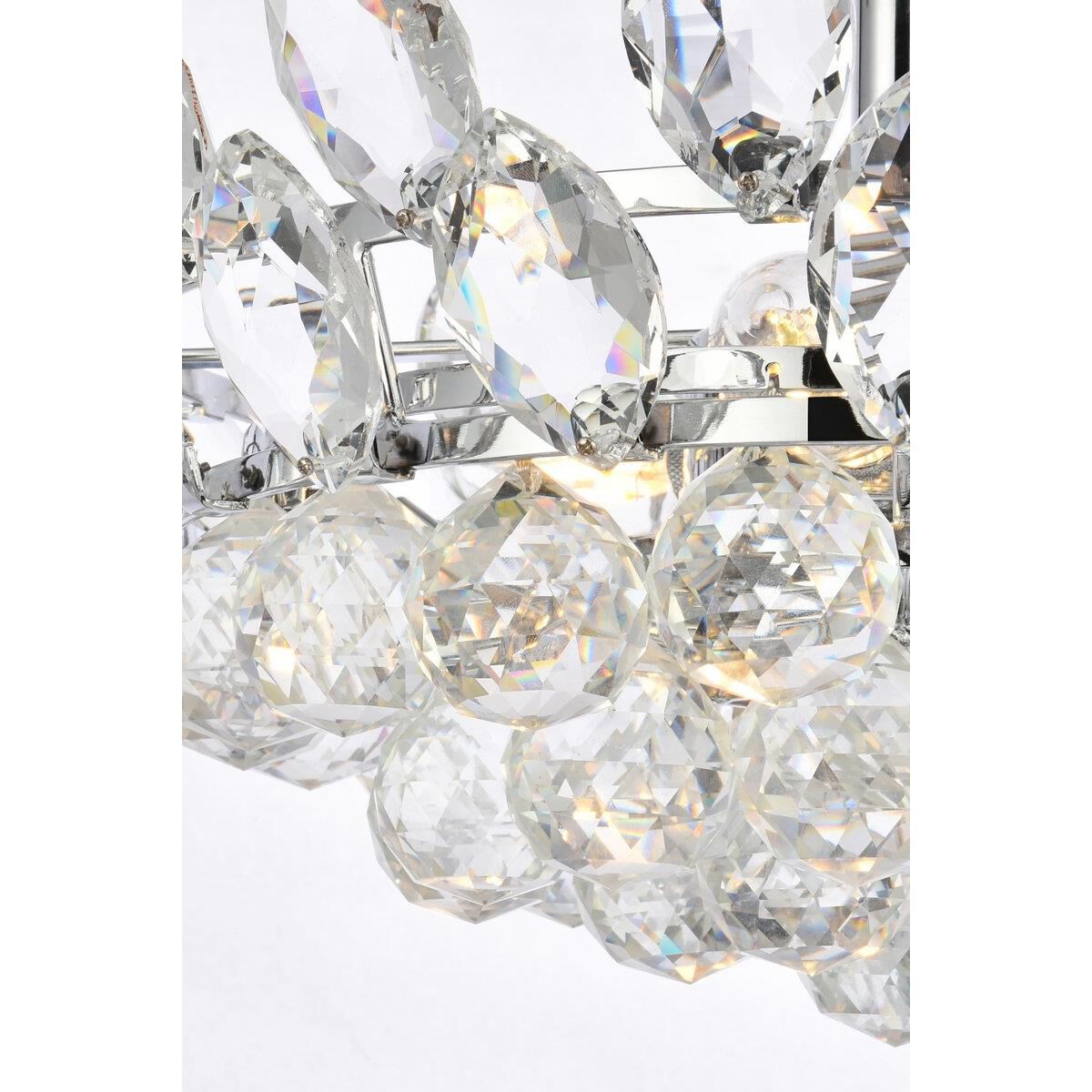 Shown in Chrome finish and Royal Cut Clear crystal