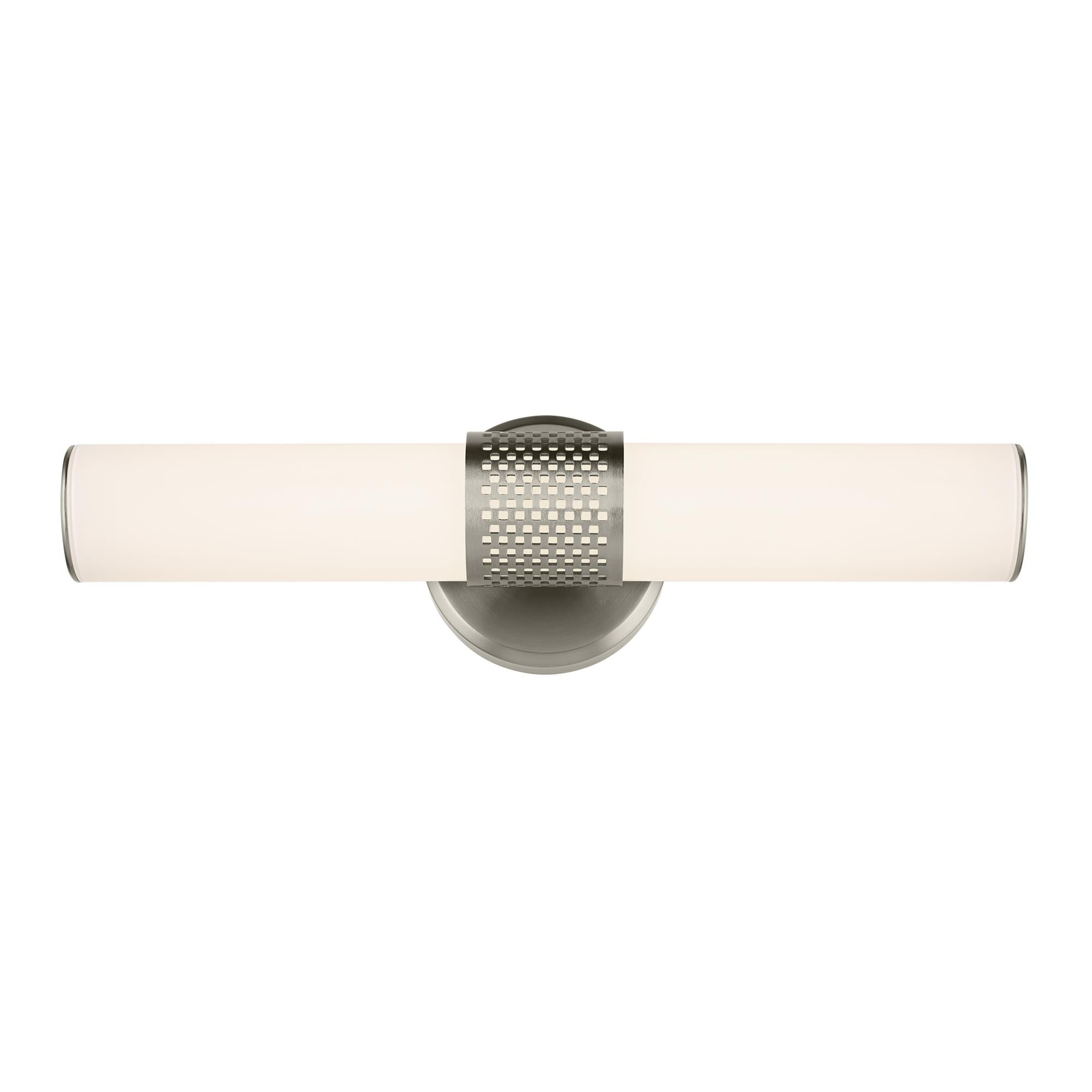 Shown in Brushed Nickel finish and Clear with Painted White Inside glass