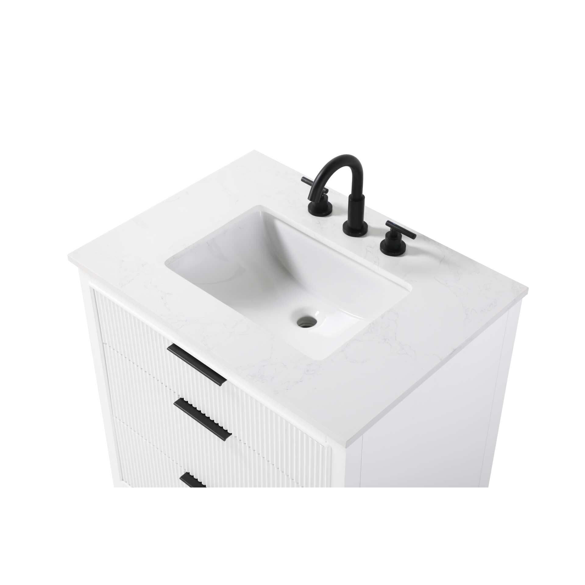 Langston 30 Inch Bath Vanity by Elegant Decor