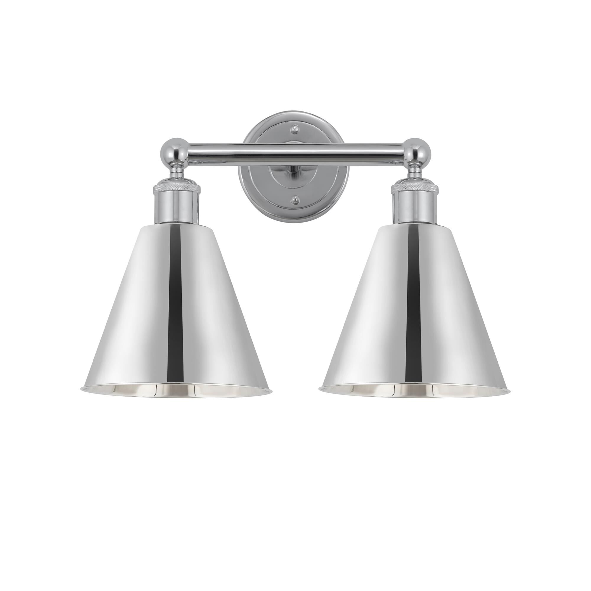 Shown in Polished Chrome finish and Polished Chrome shade