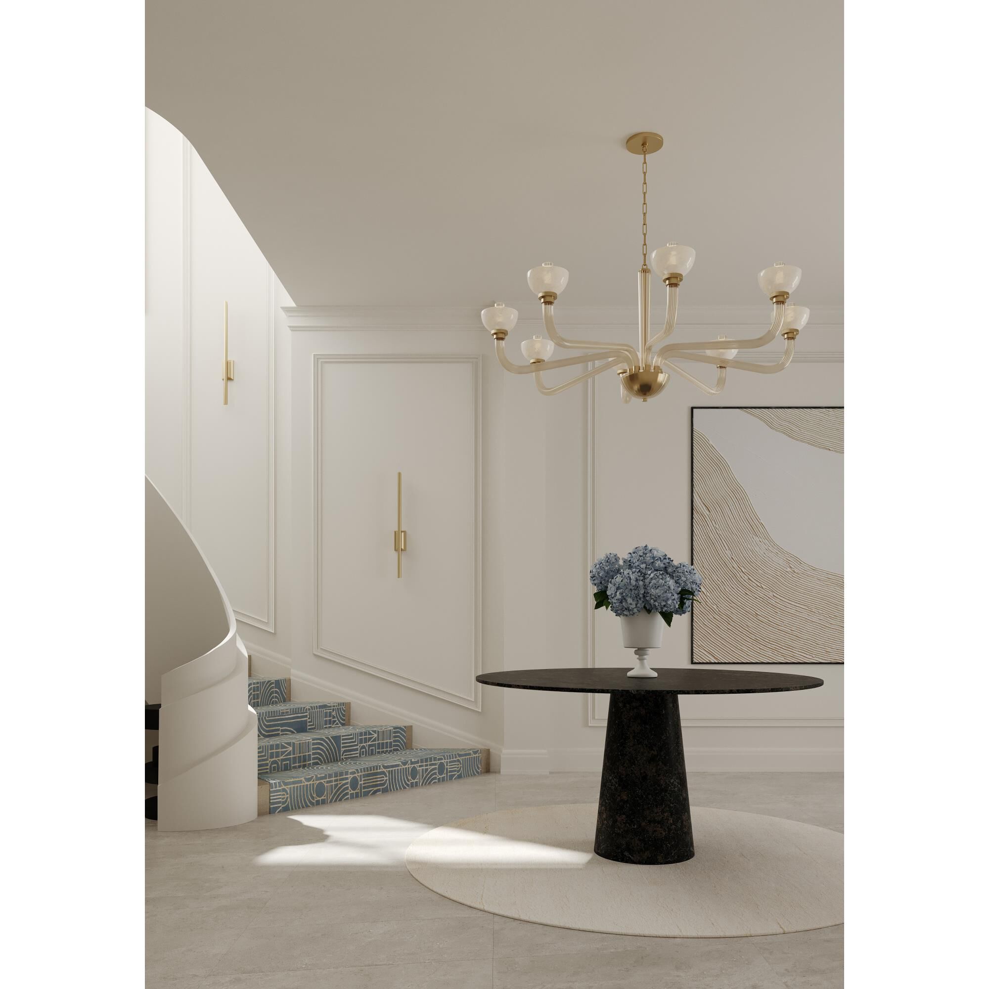 Shown in Aged Brass finish