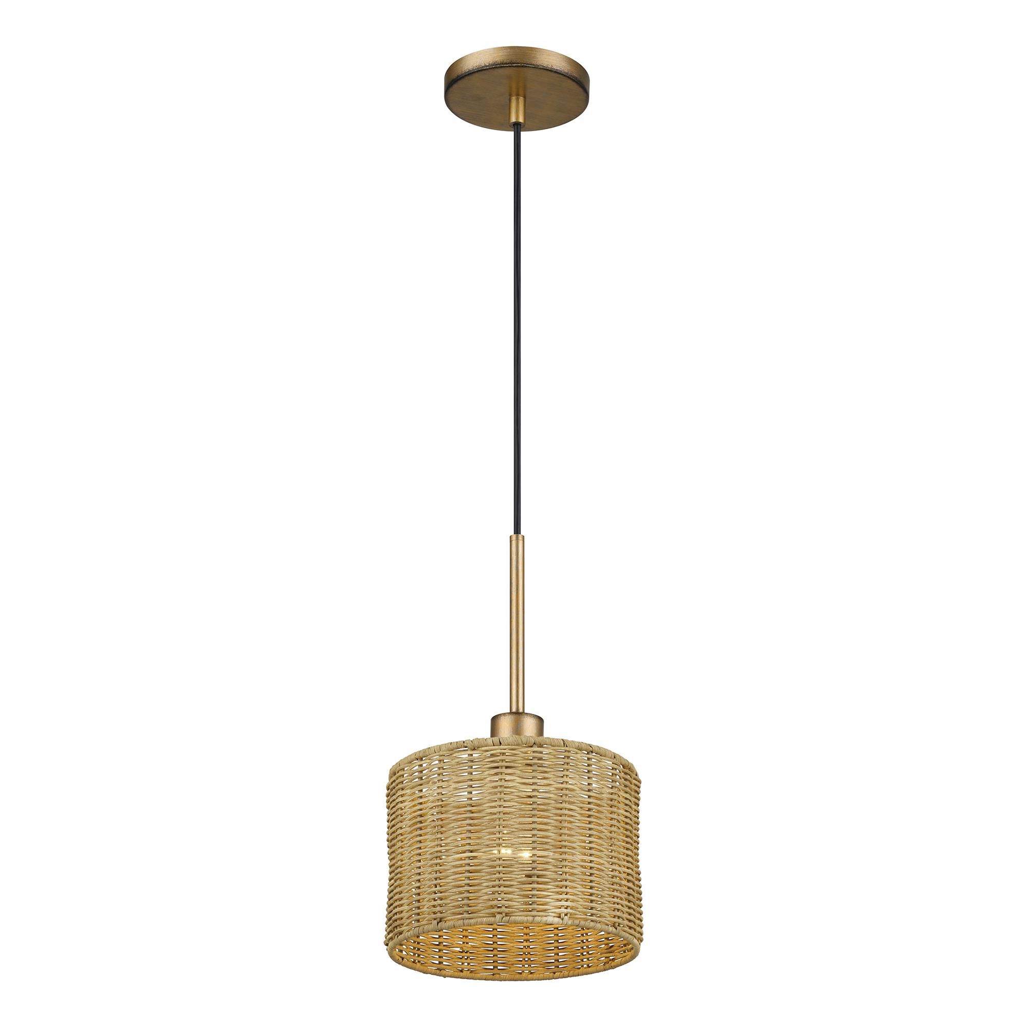 Weavington 9 Inch Mini Pendant by Livex Lighting