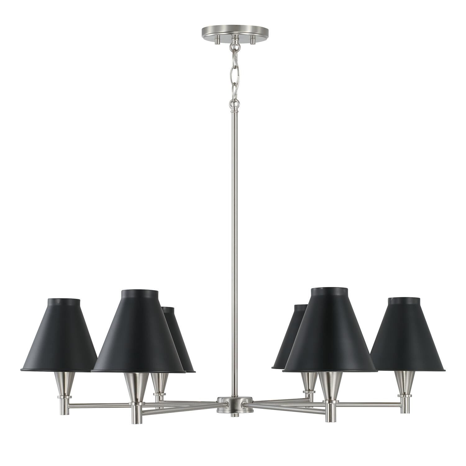 Benson 32 Inch 6 Light Chandelier by Capital Lighting Fixture Company