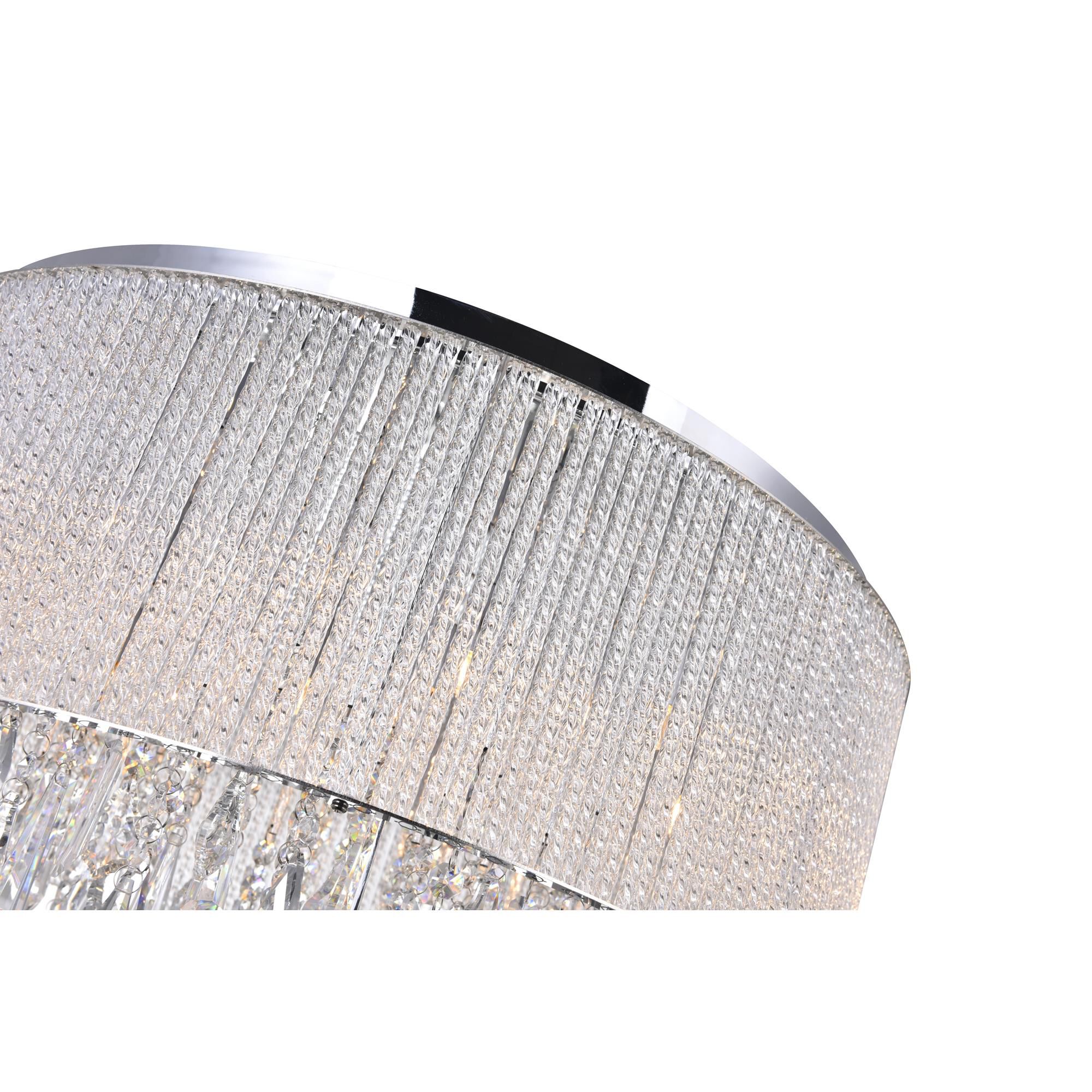 Benson 24 Inch 14 Light Flush Mount by CWI Lighting