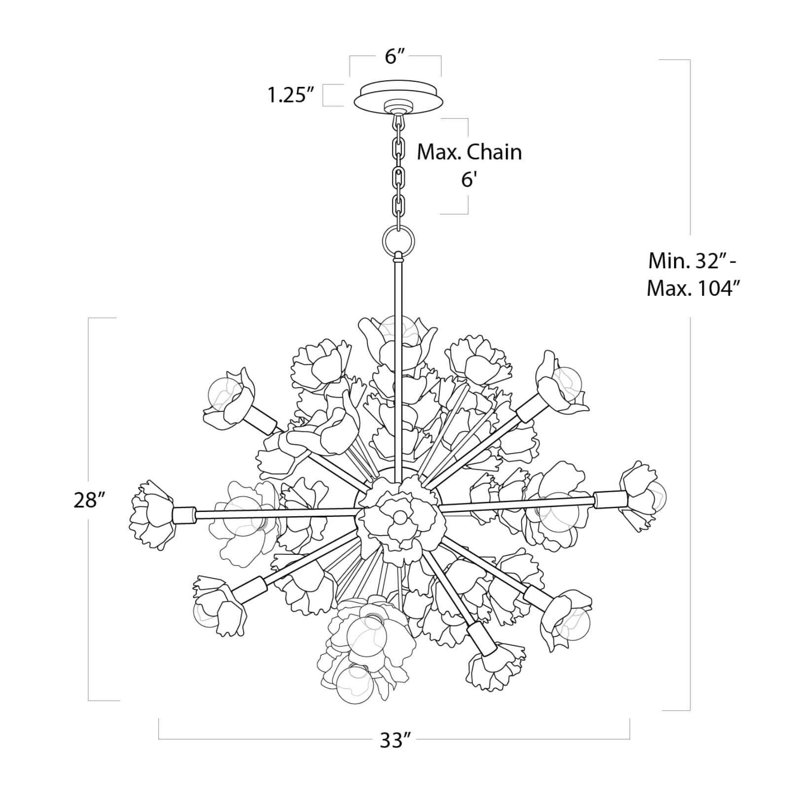 Adeline 33 Inch Large Pendant by Regina Andrew