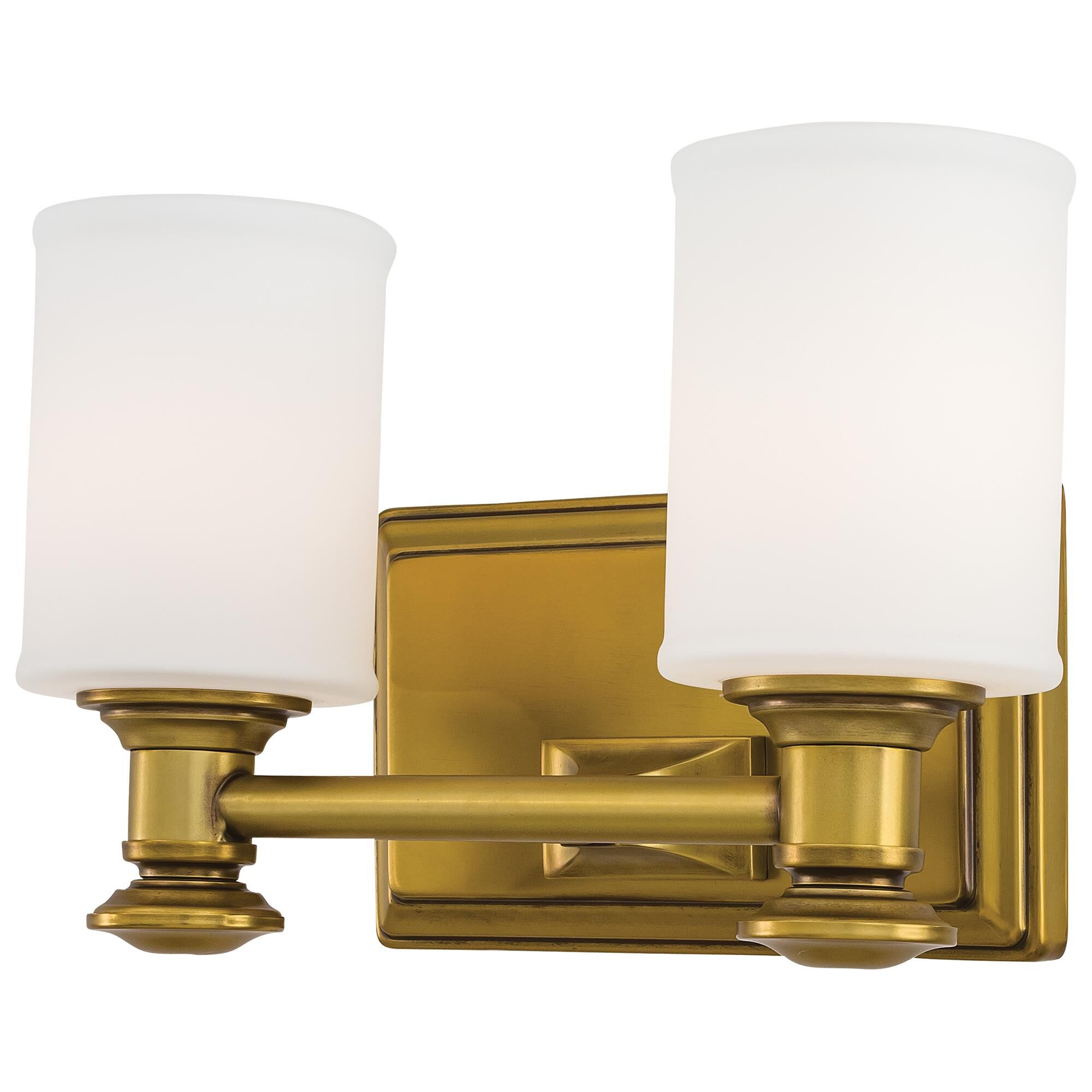 Shown in Liberty Gold finish and Opal Etched glass