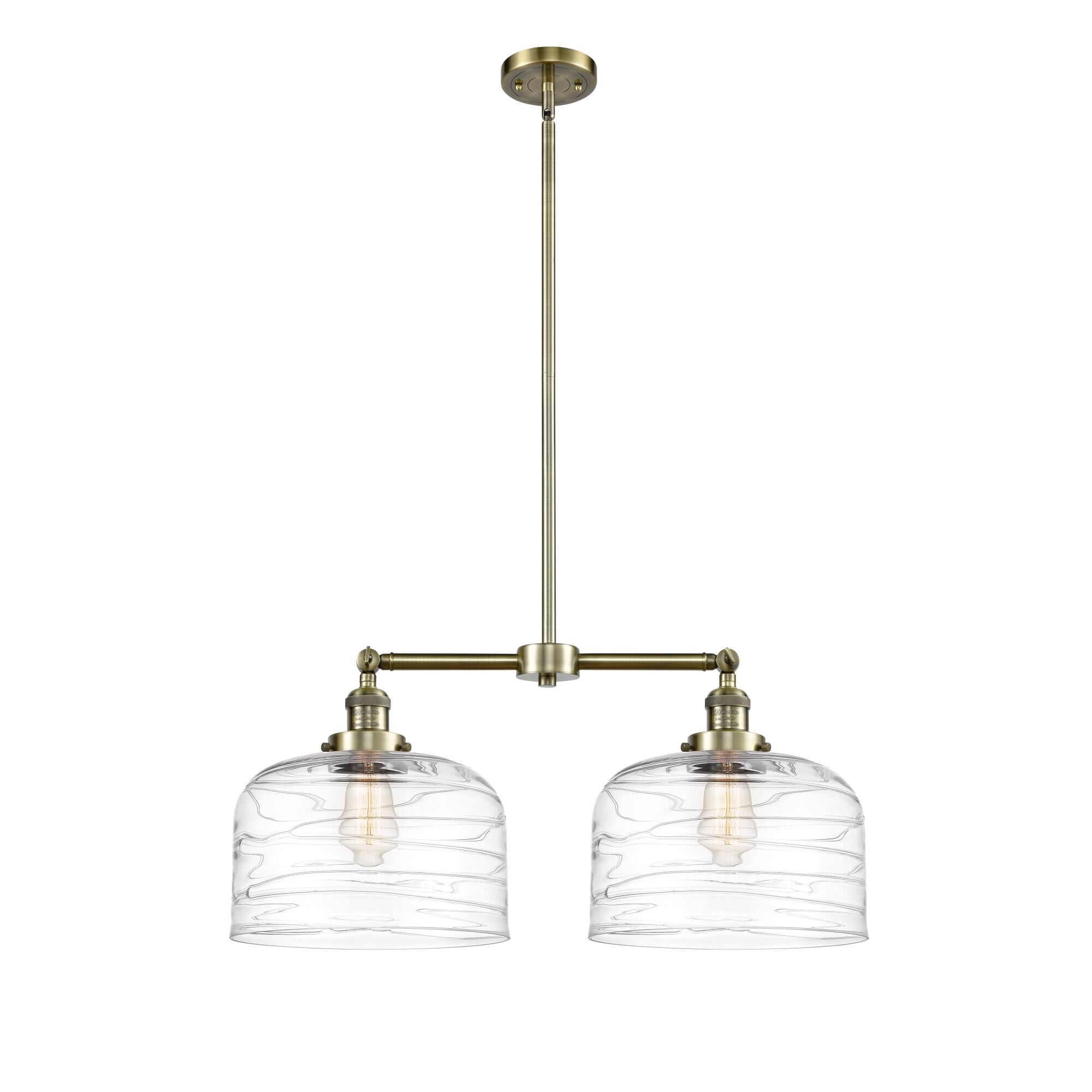 Bruno Marashlian Large Bell 21 Inch 2 Light Mini Chandelier by Innovations Lighting