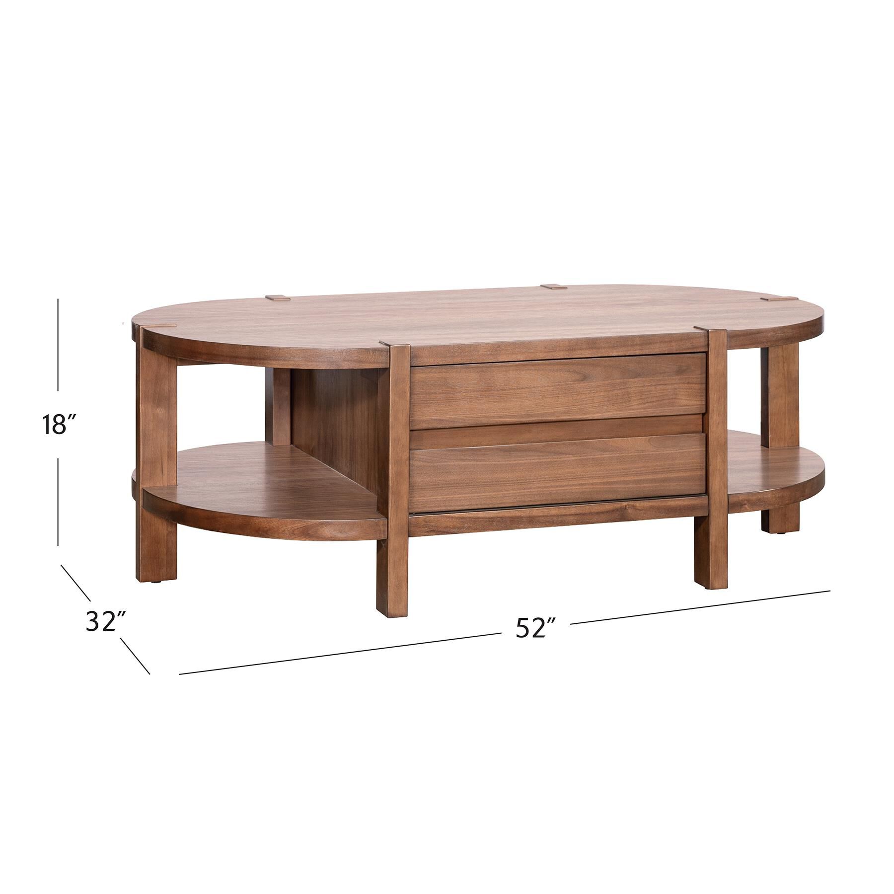 Winston 19 Inch Coffee Table by Bassett Mirror Company