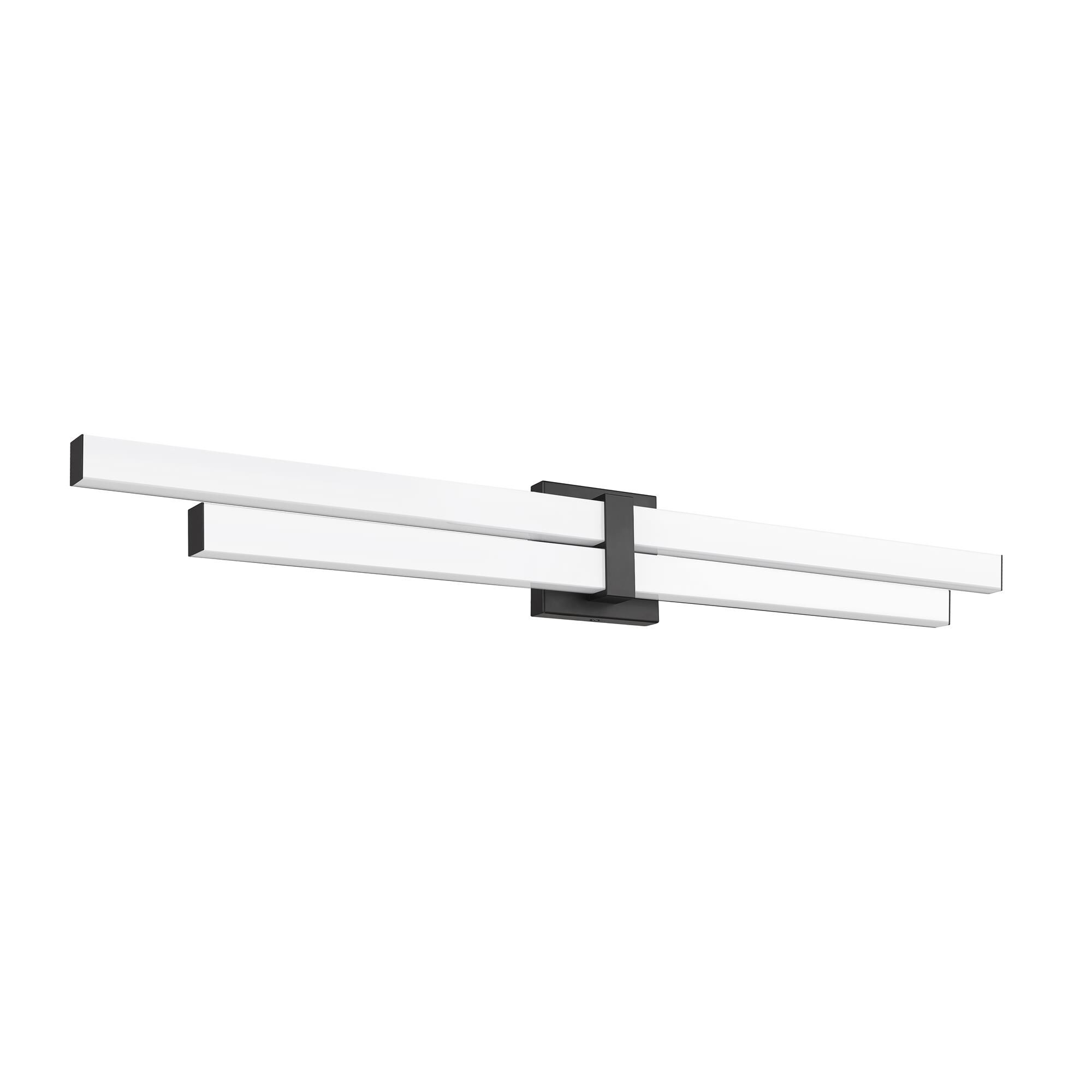 Shown in Matte Black finish and Frosted glass
