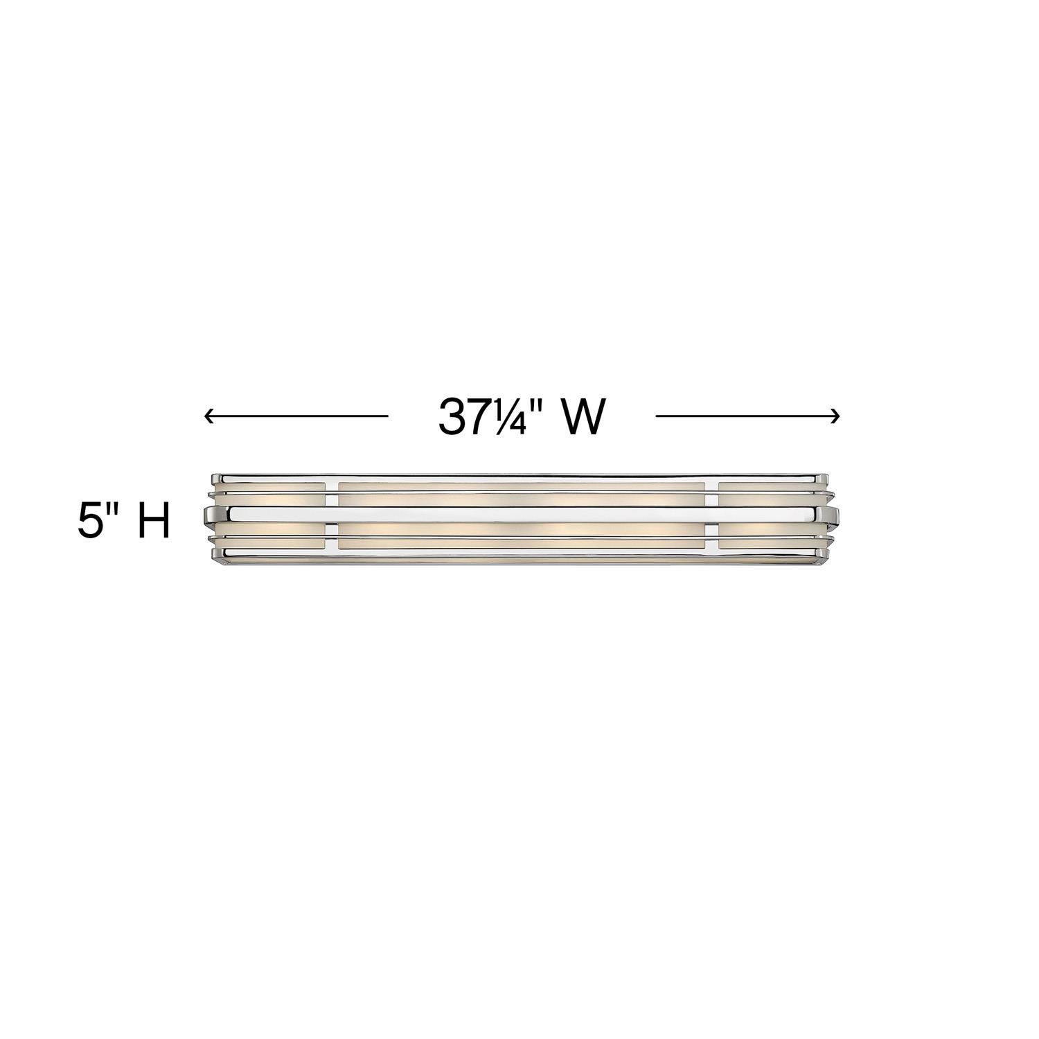 Winton 37 Inch 6 Light Bath Vanity Light by Hinkley Lighting