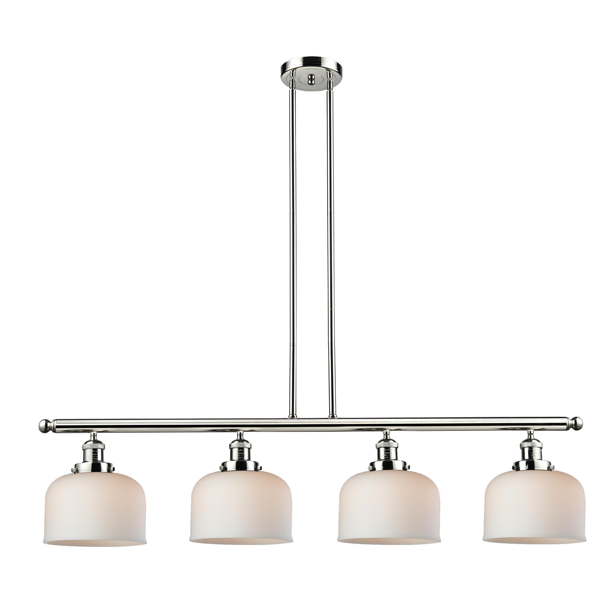 Bruno Marashlian Large Bell 48 Inch 4 Light LED Linear Suspension Light by Innovations Lighting