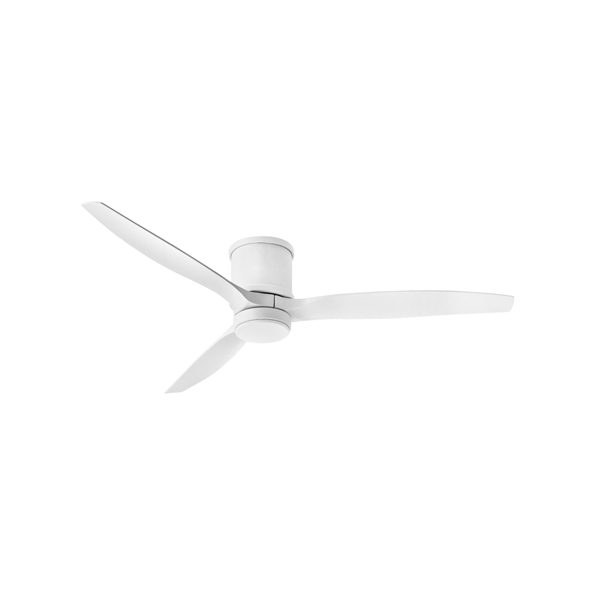 Hover 60 Inch Flush Mount Fan with Light Kit,