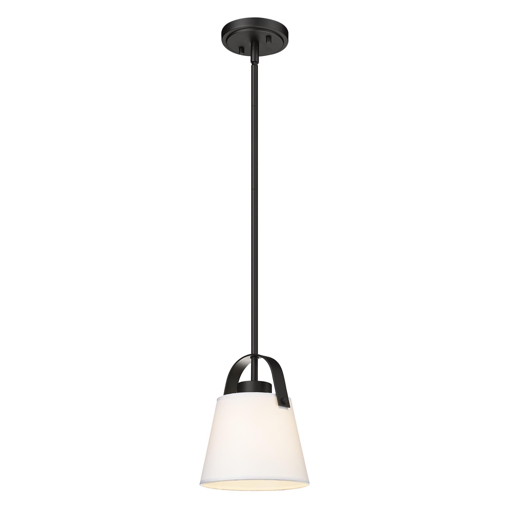 Z-Lite Z-Studio Linen Pendant 8 Inch Mini Pendant