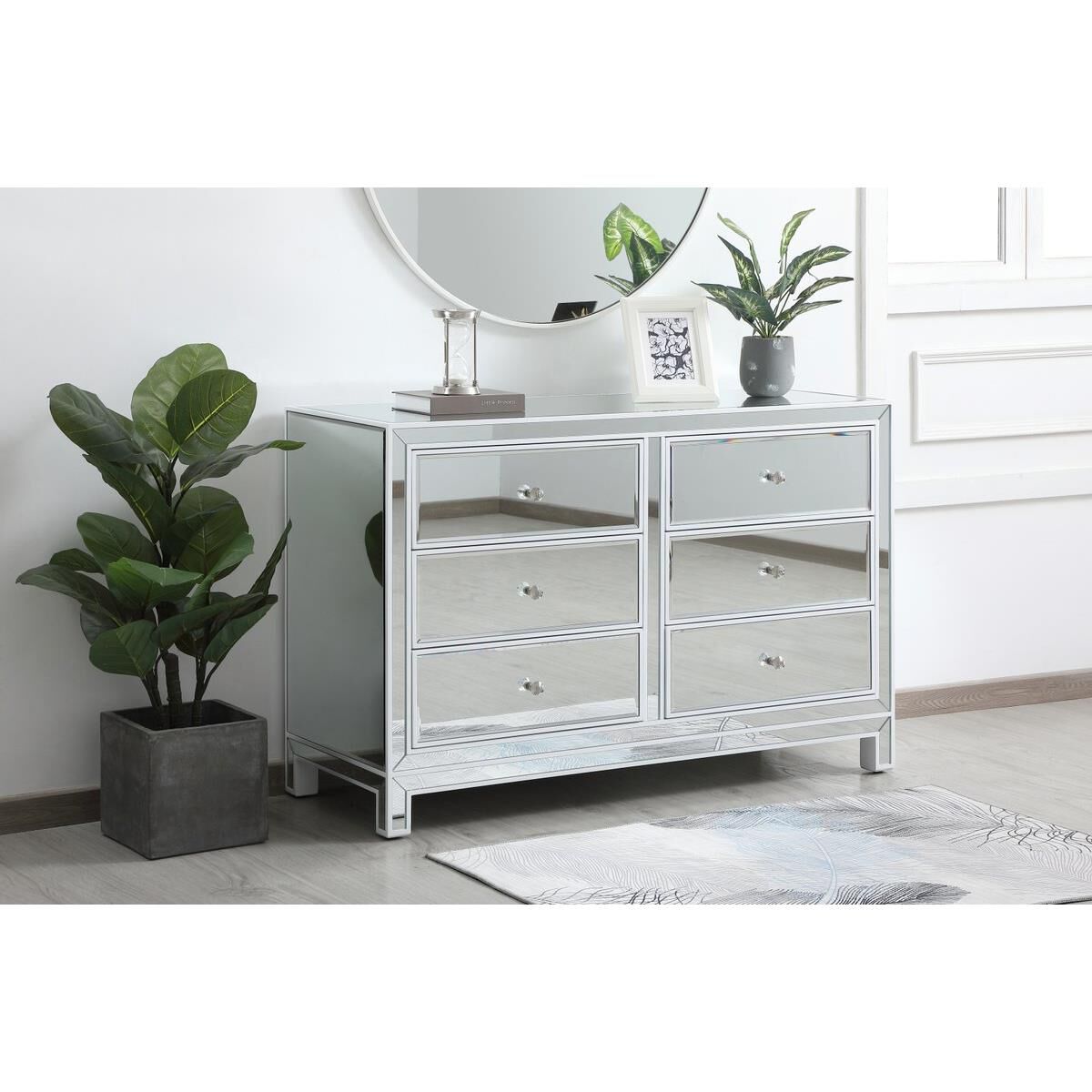Reflexion Storage Cabinet by Elegant Decor