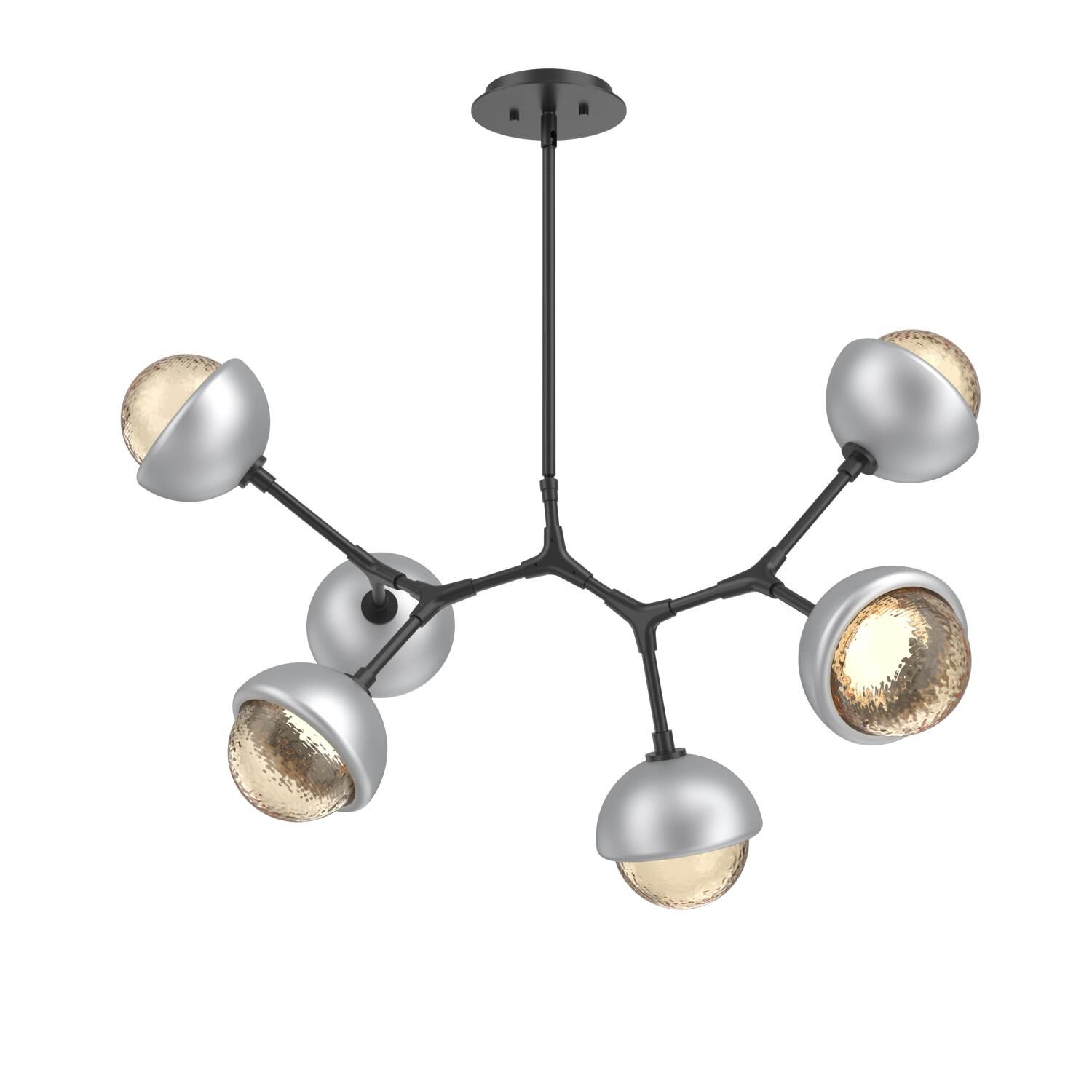 Levi Wilson Cabochon 31 Inch Linear Suspension Light by Hammerton Studio