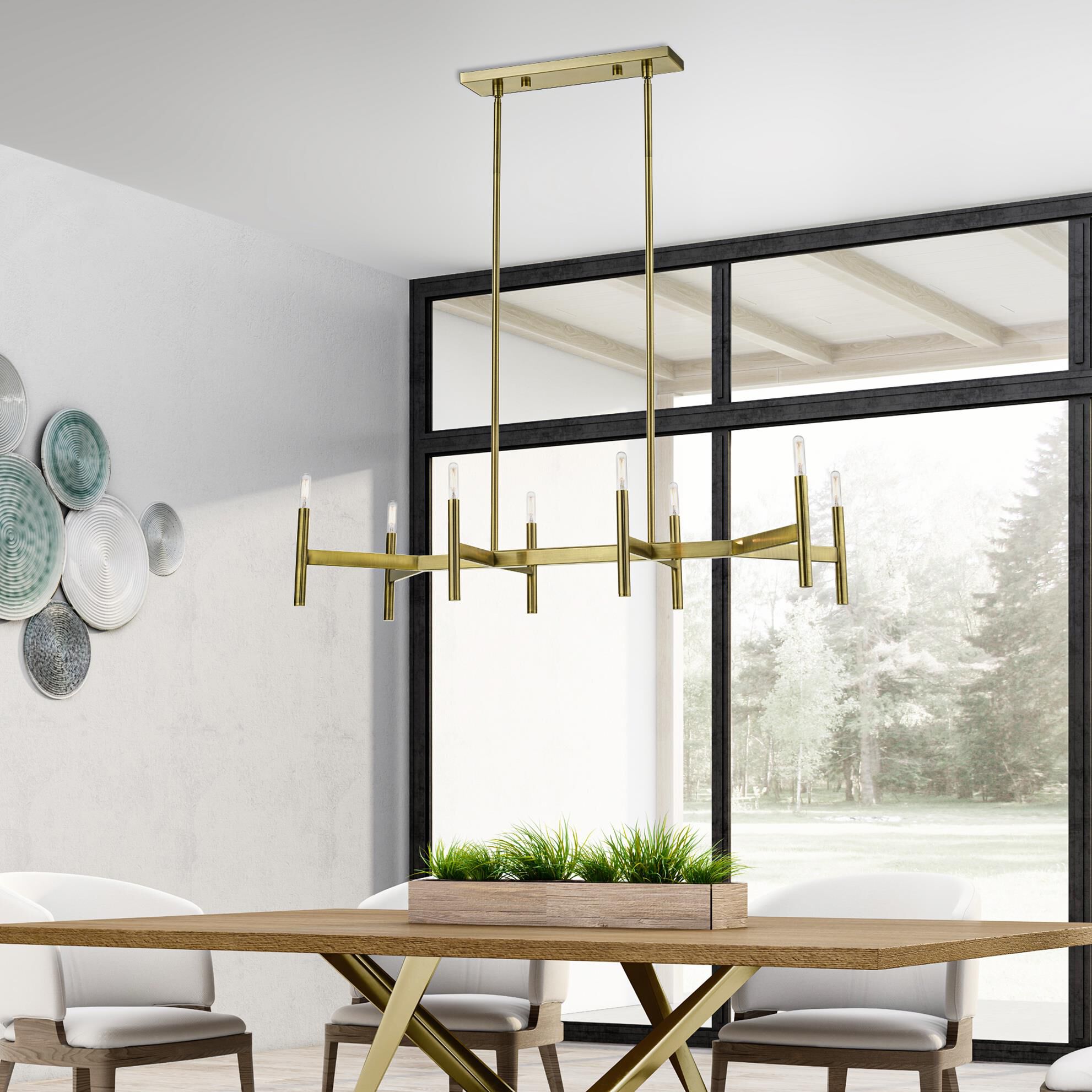 Shown in Antique Brass finish