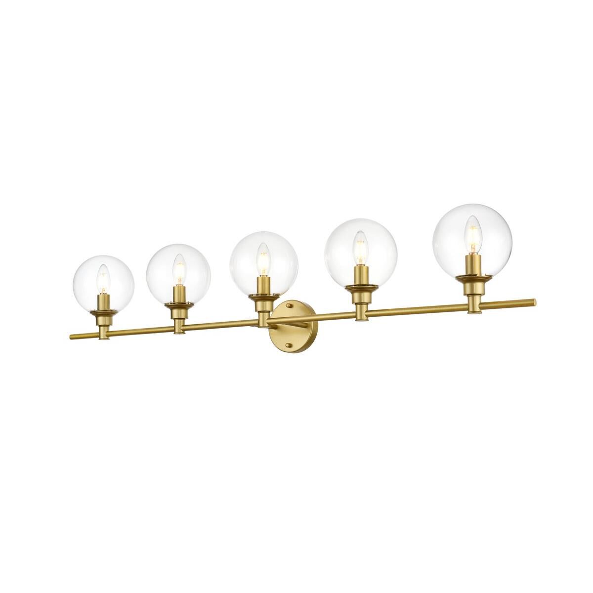 Jaelynn 47 Inch 5 Light Bath Vanity Light by Elegant Lighting
