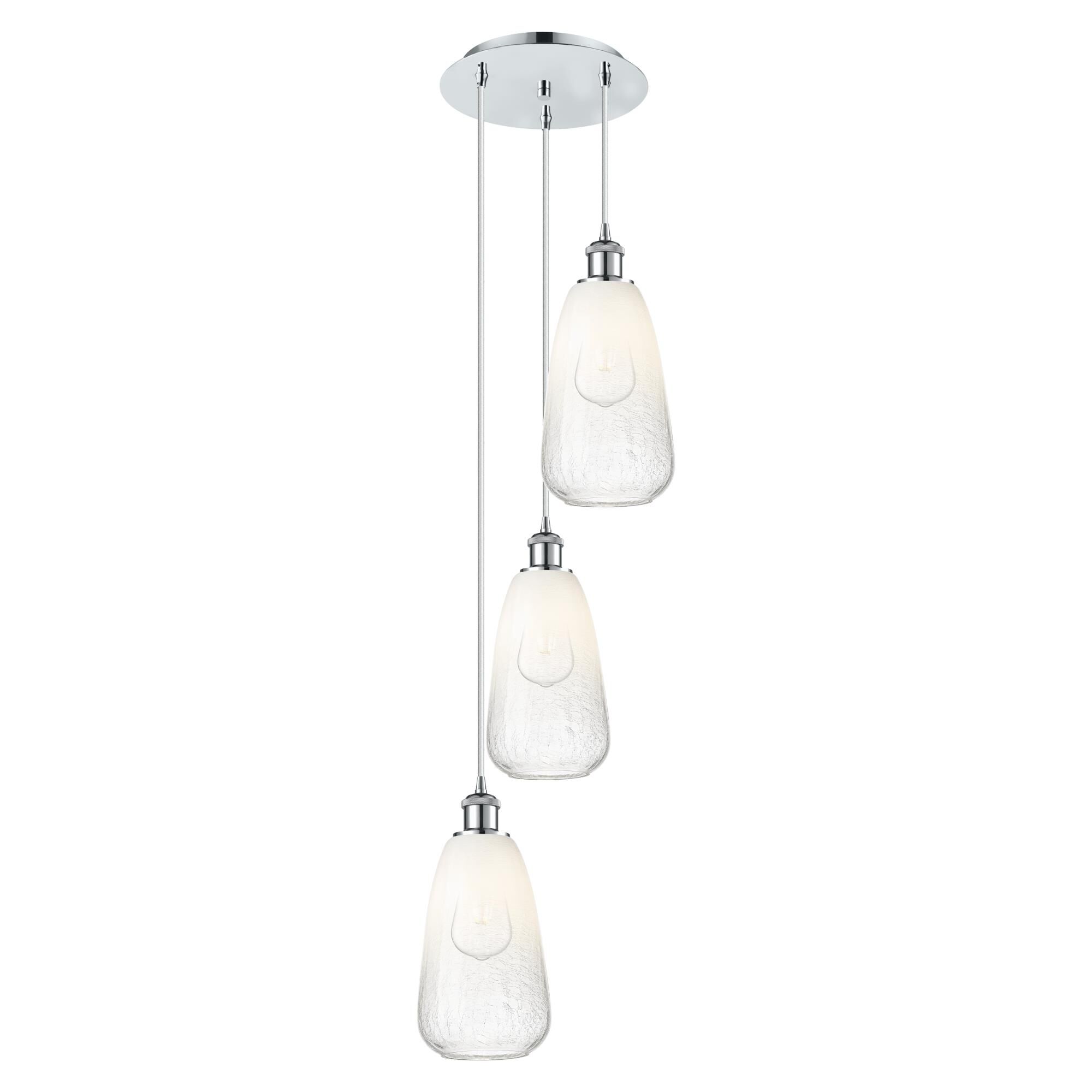 Bruno Marashlian Brookhaven Almond 13 Inch Multi Light Pendant by Innovations Lighting