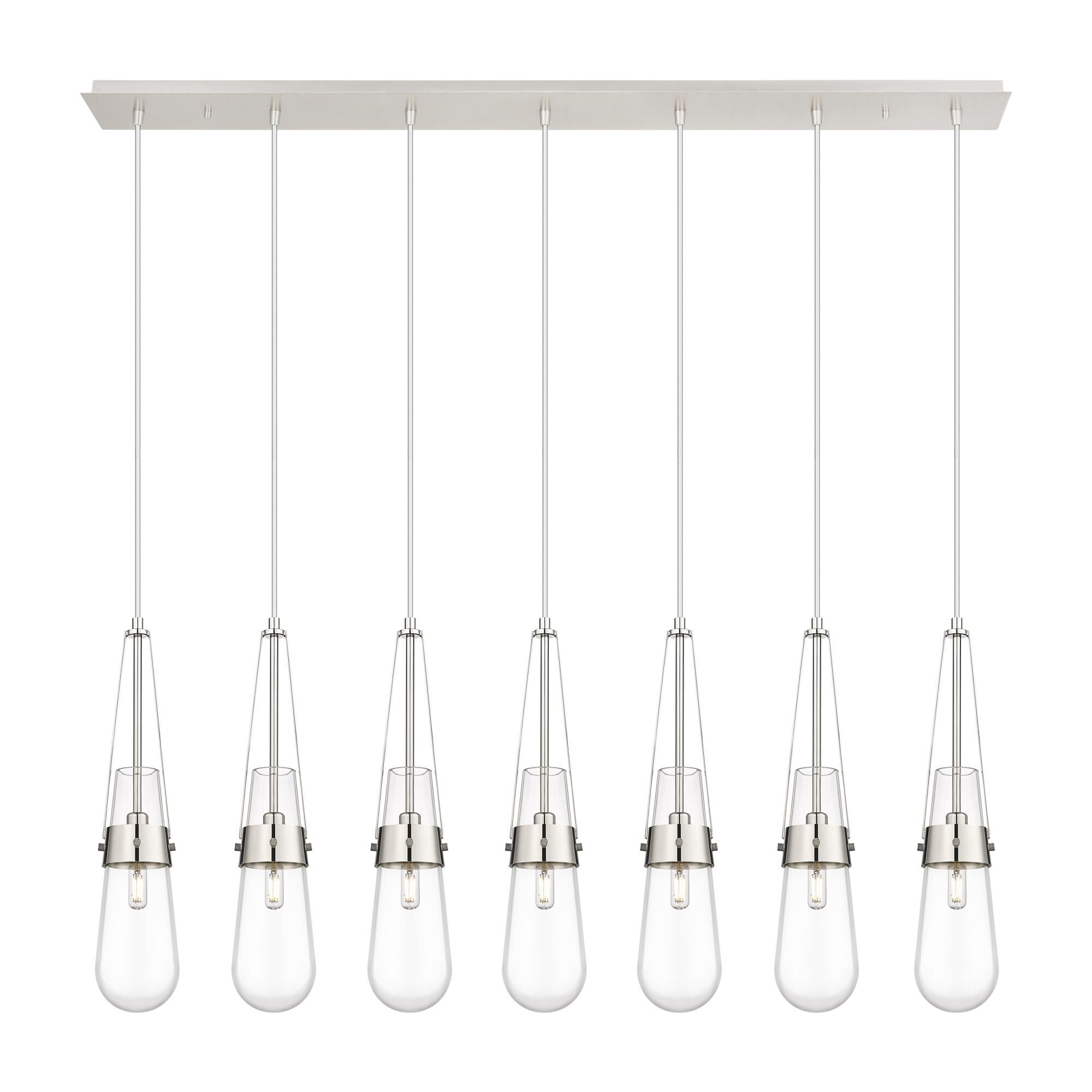 Bruno Marashlian Milan 48 Inch 7 Light Linear Suspension Light by Innovations Lighting