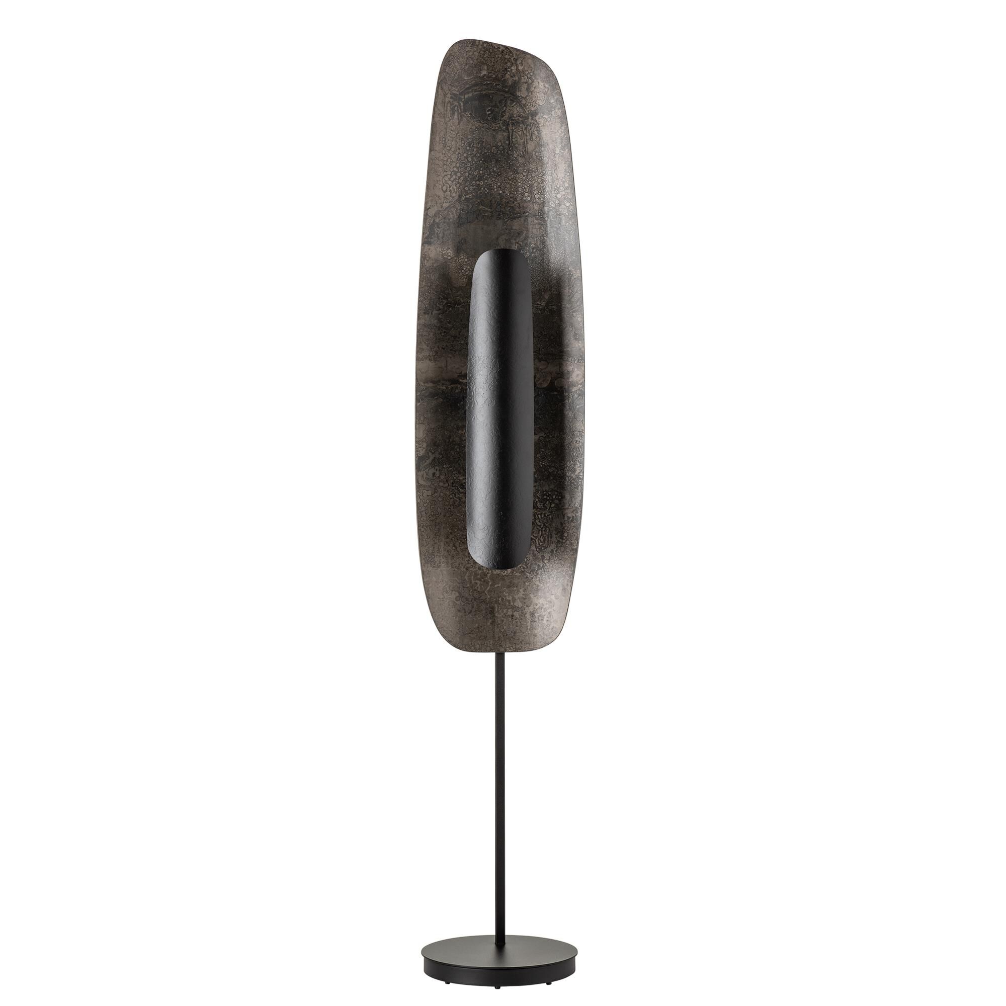 Shown in Black finish and Clear Steel accent