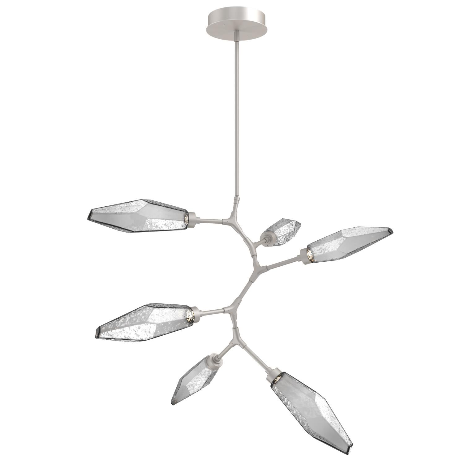 Rock Crystal Multi Light Pendant by Hammerton Studio