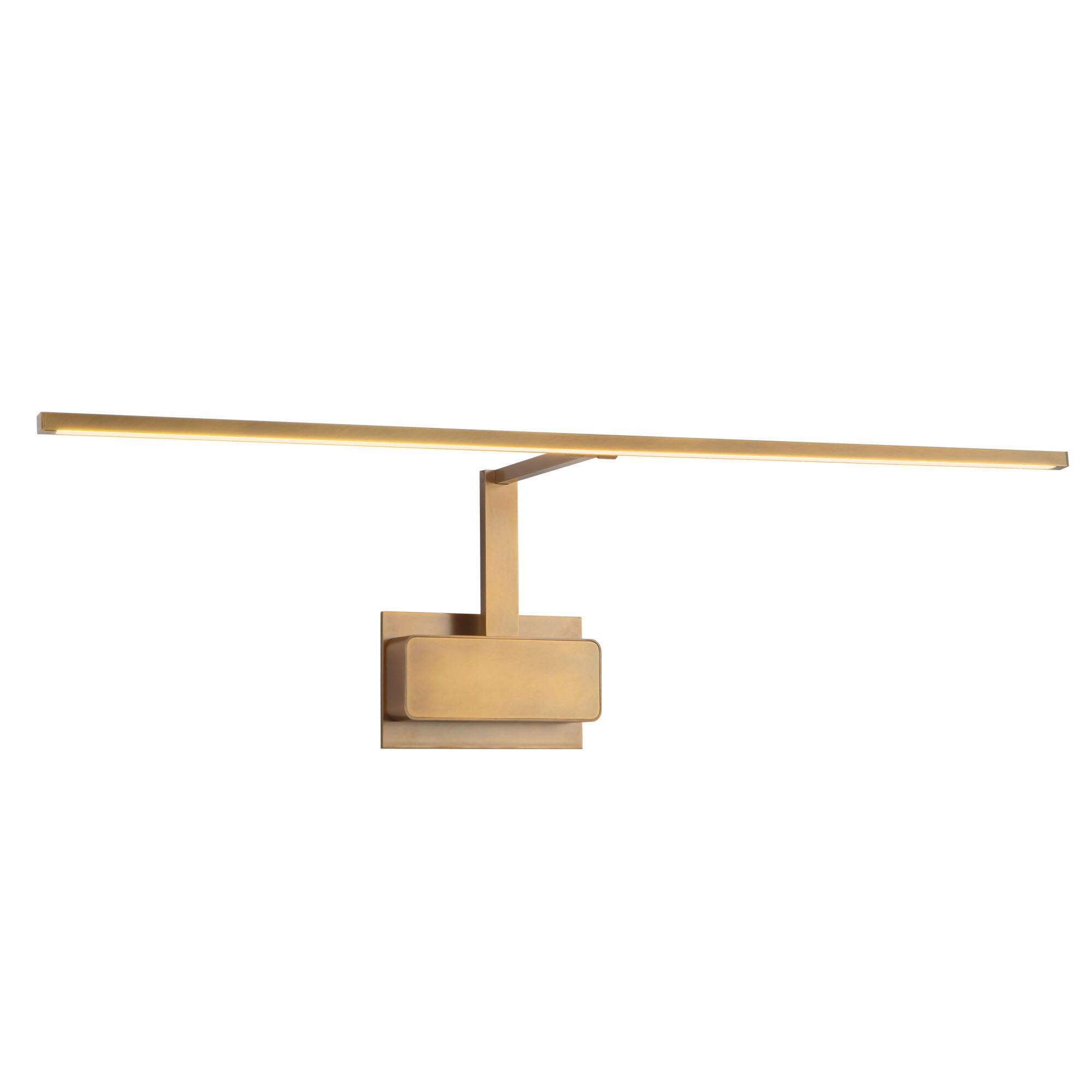 Shown in Vintage Brass finish and White Acrylic Diffuser glass