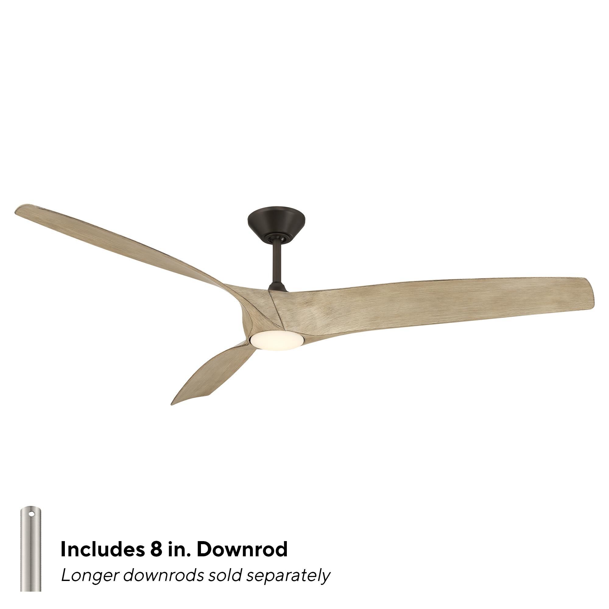 Zephyr 72 Inch Ceiling Fan with Light Kit by Modern Forms