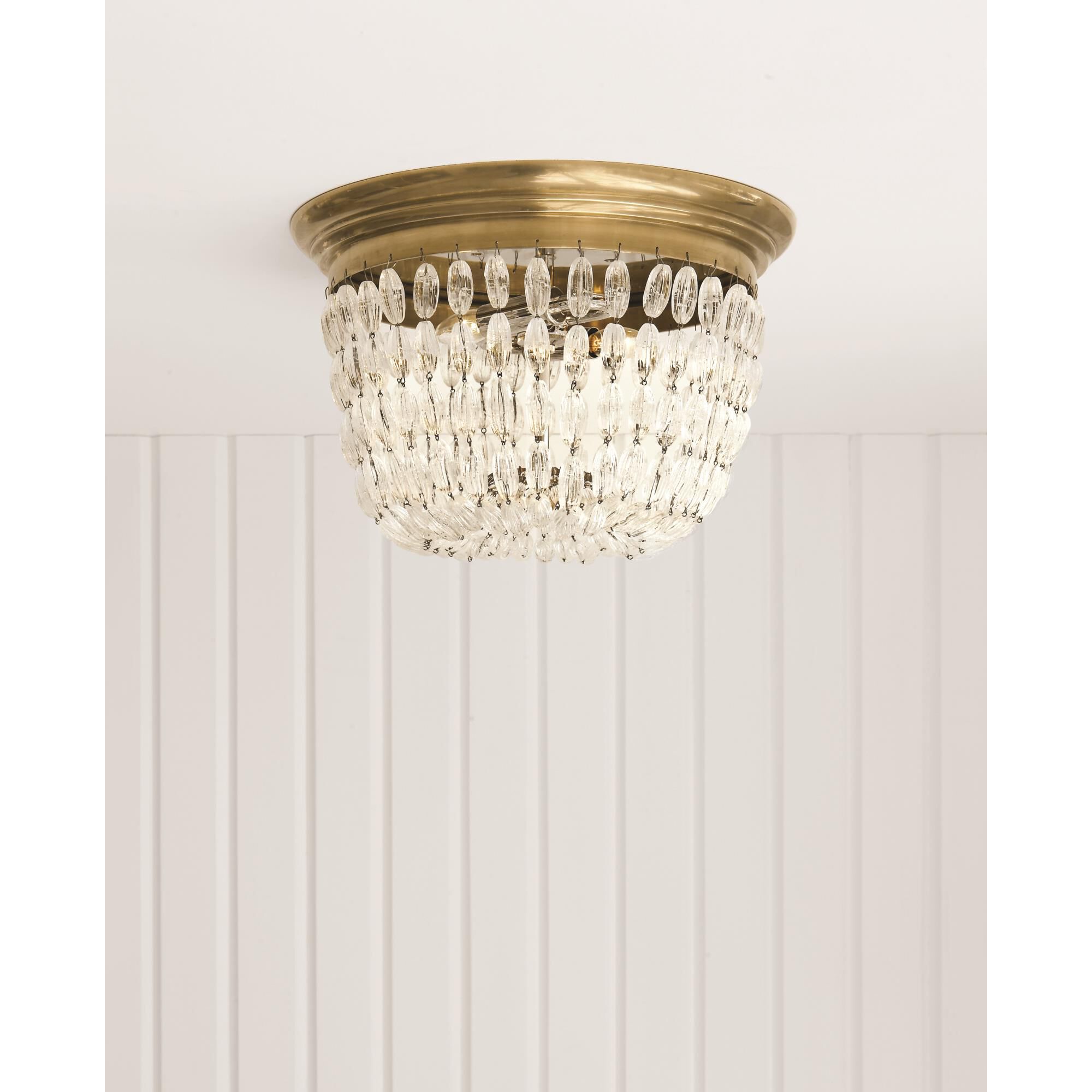 Chapman & Myers Paris Flea Market 13 Inch 2 Light Flush Mount by Visual Comfort Signature Collection