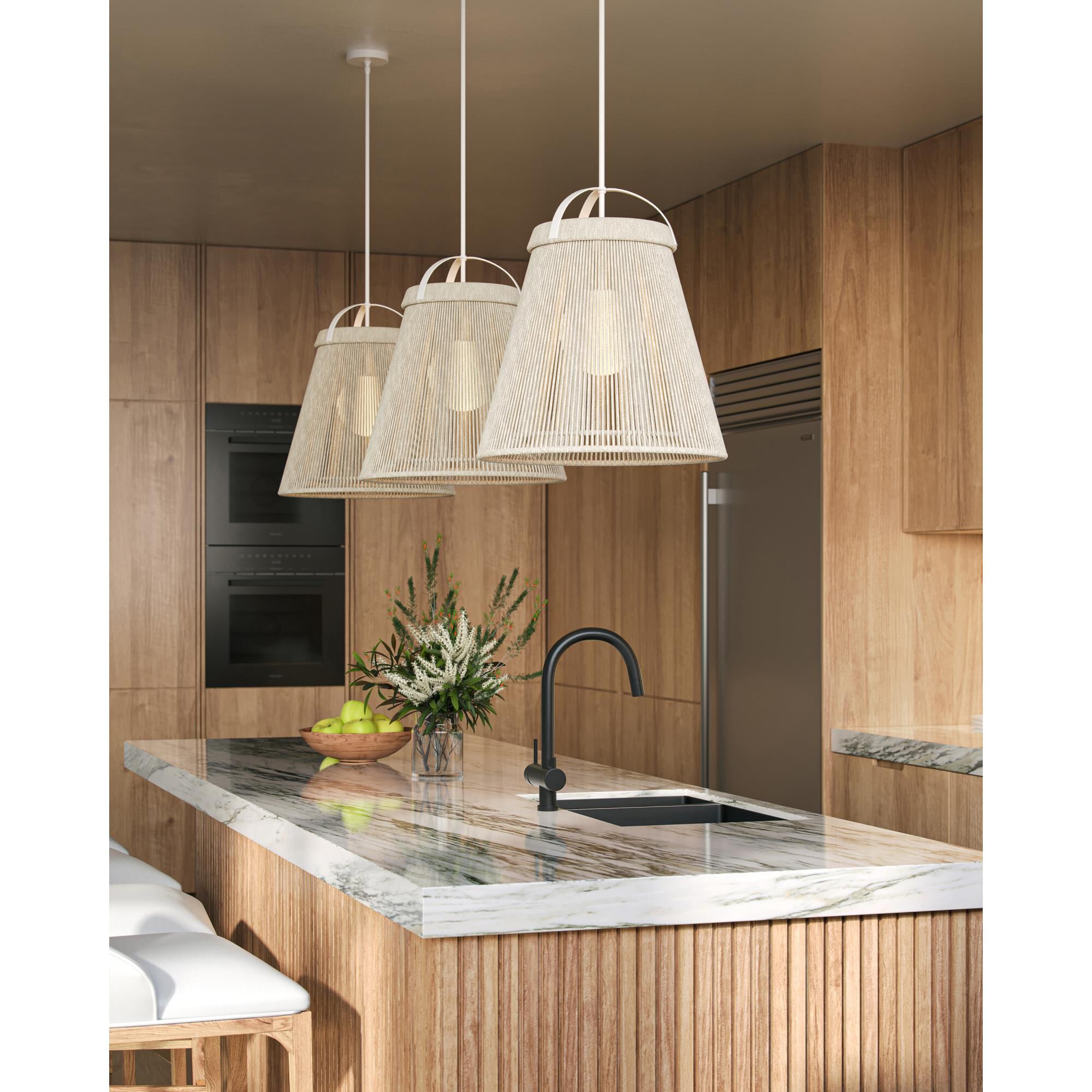 Shown in White, Frosted White and Gesso White finish