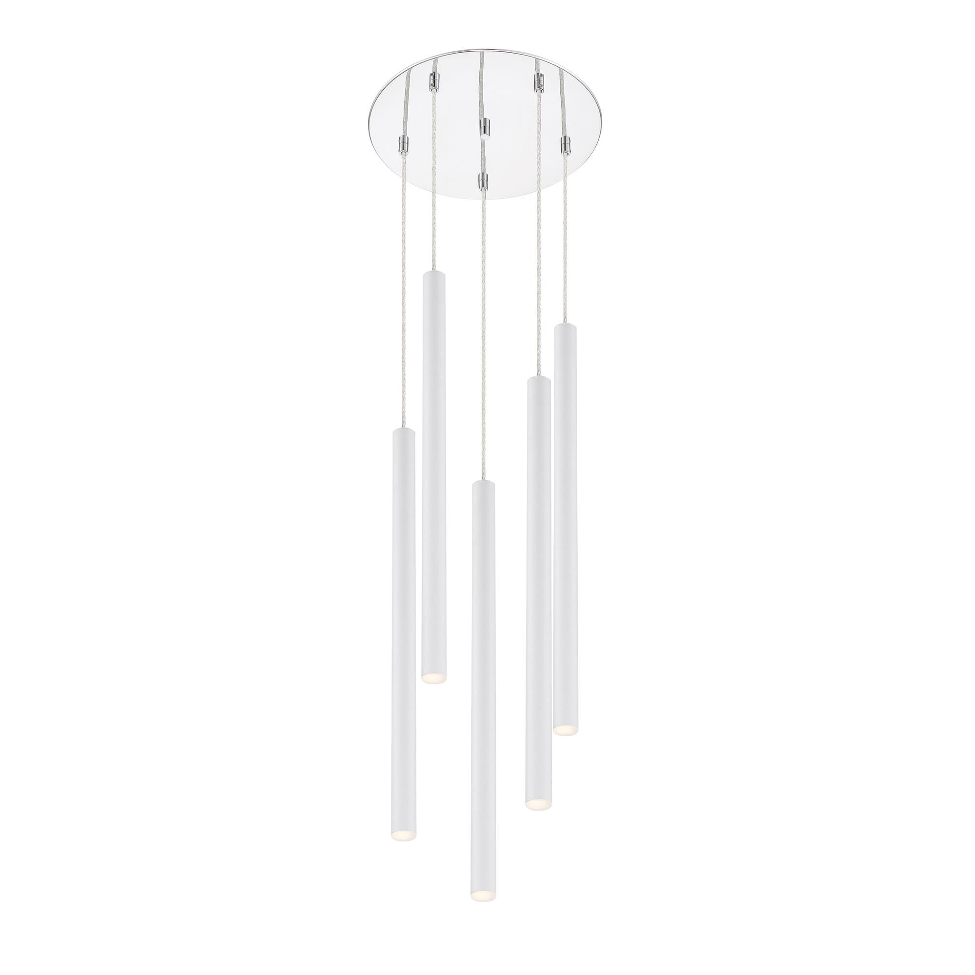 Shown in Chrome finish and Steel glass and Steel shade