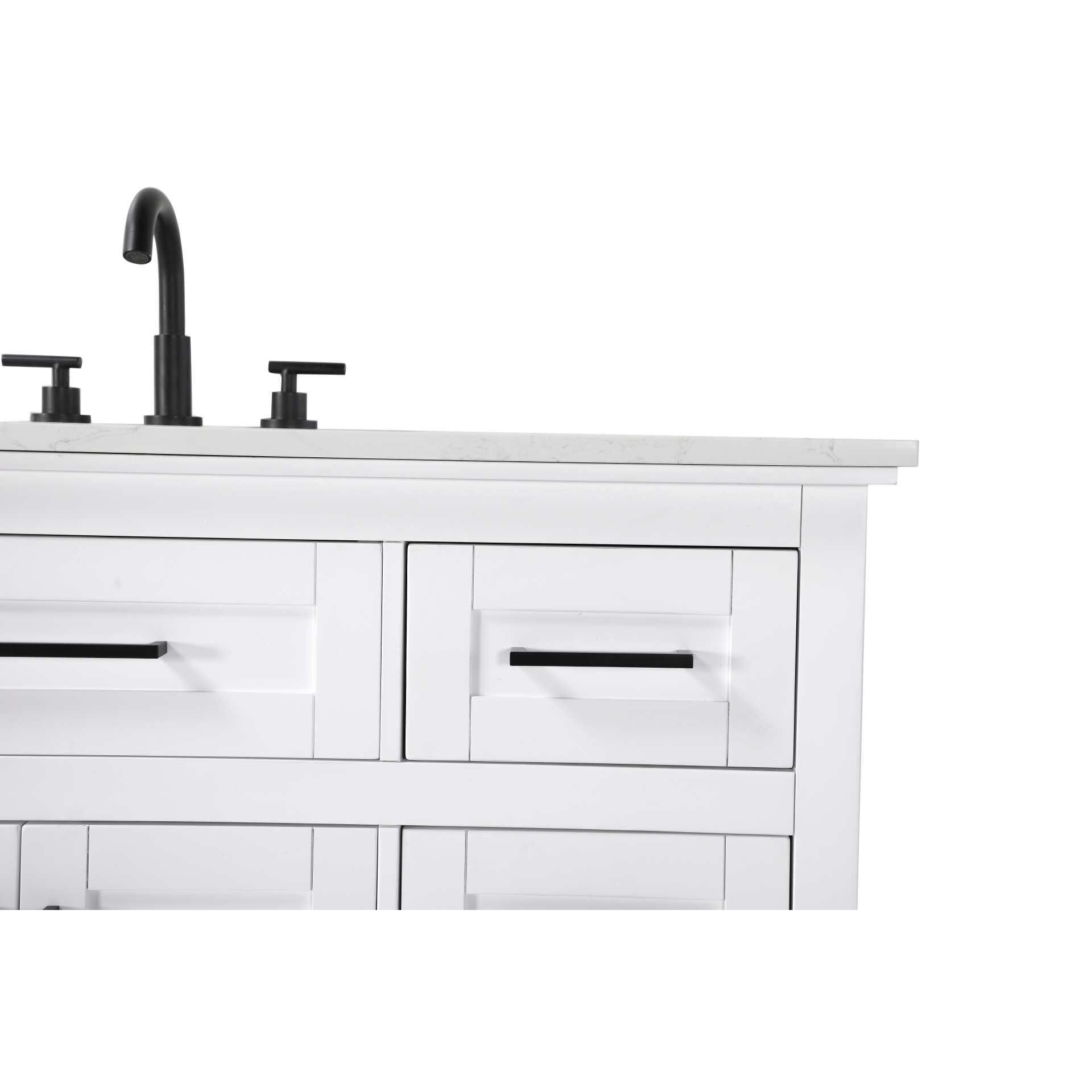 Shown in White finish