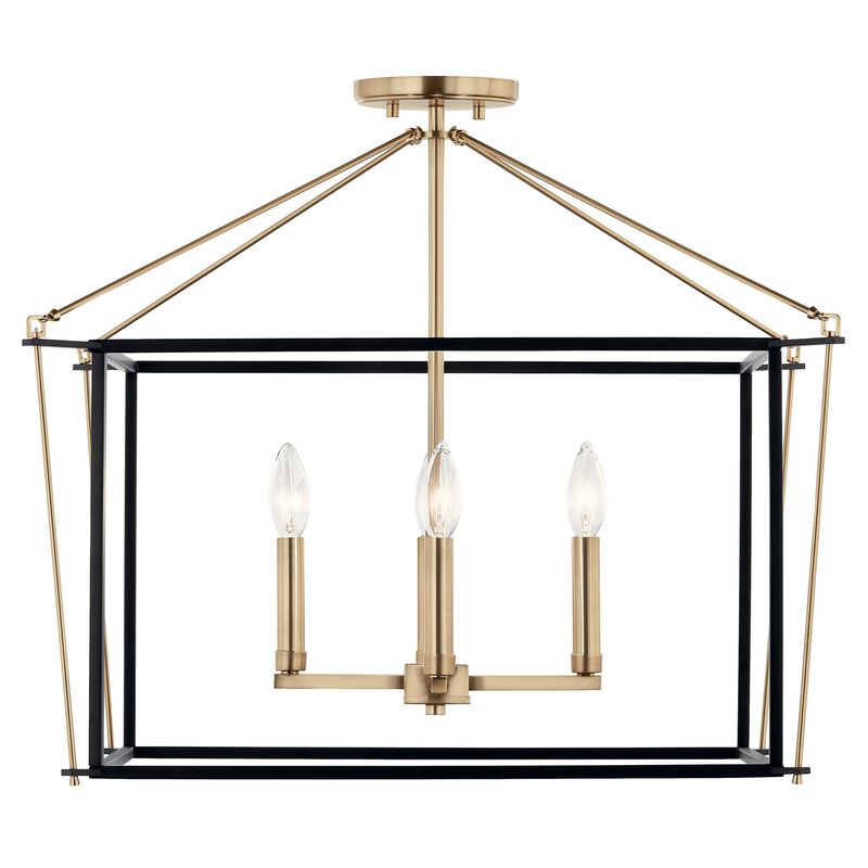 Eisley 24 Inch Semi Flush Mount by Kichler