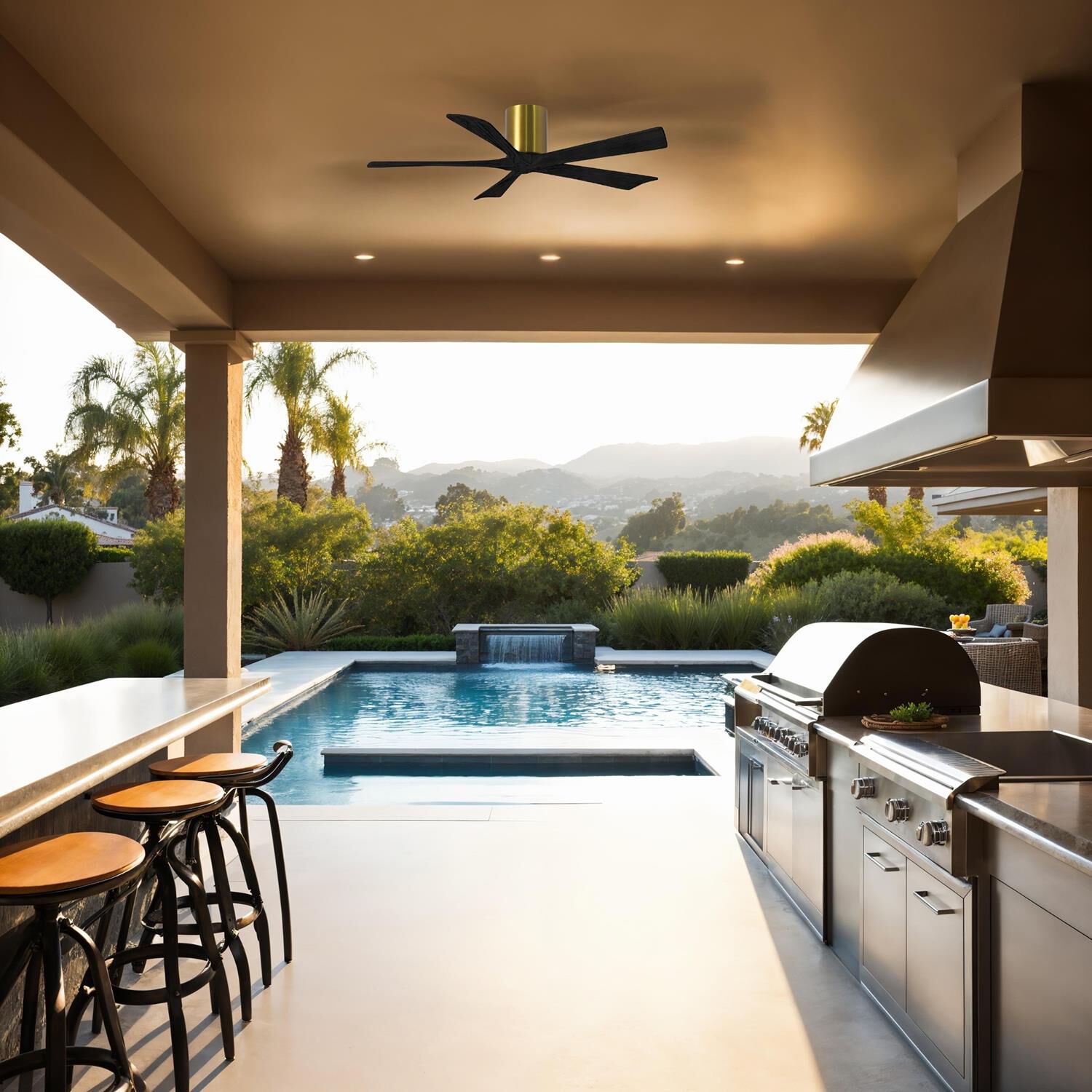 Irene 52 Inch Flush Mount Fan by Matthews Fan Company