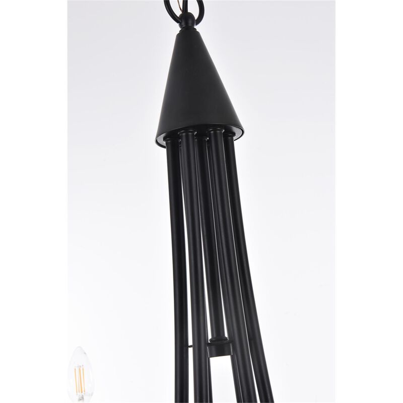 Cohen 36 Inch 6 Light Chandelier by Elegant Lighting