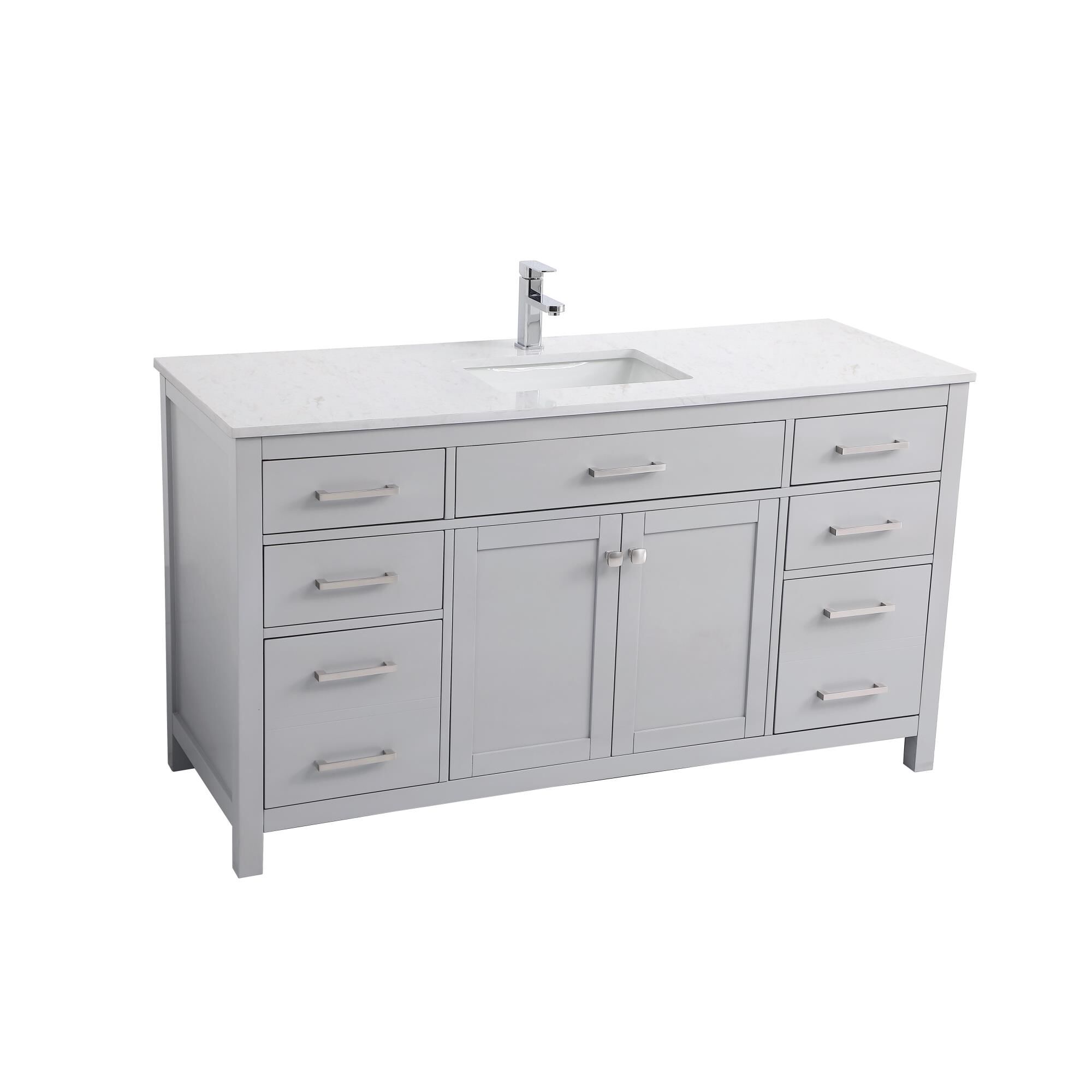 Lewis 60 Inch Bath Vanity by Elegant Decor