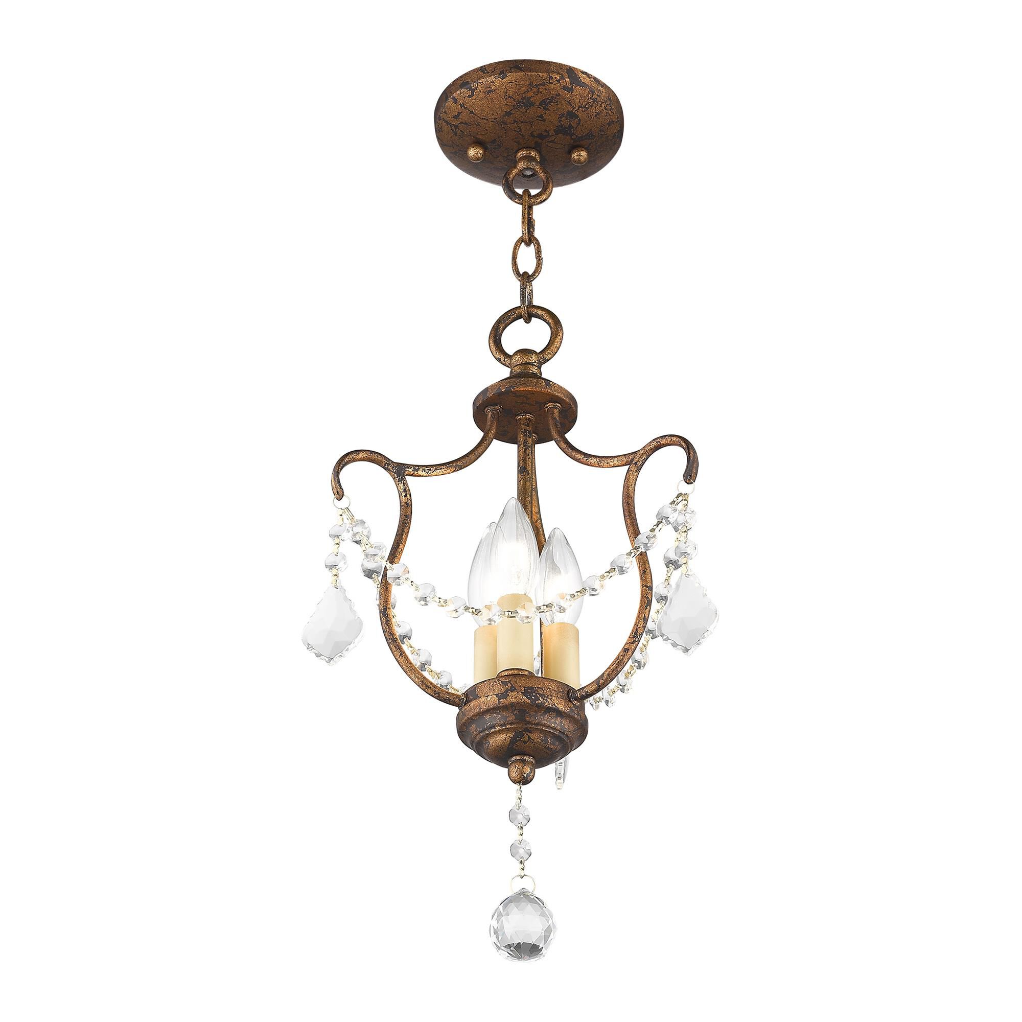 Chesterfield 10 Inch Cage Pendant by Livex Lighting