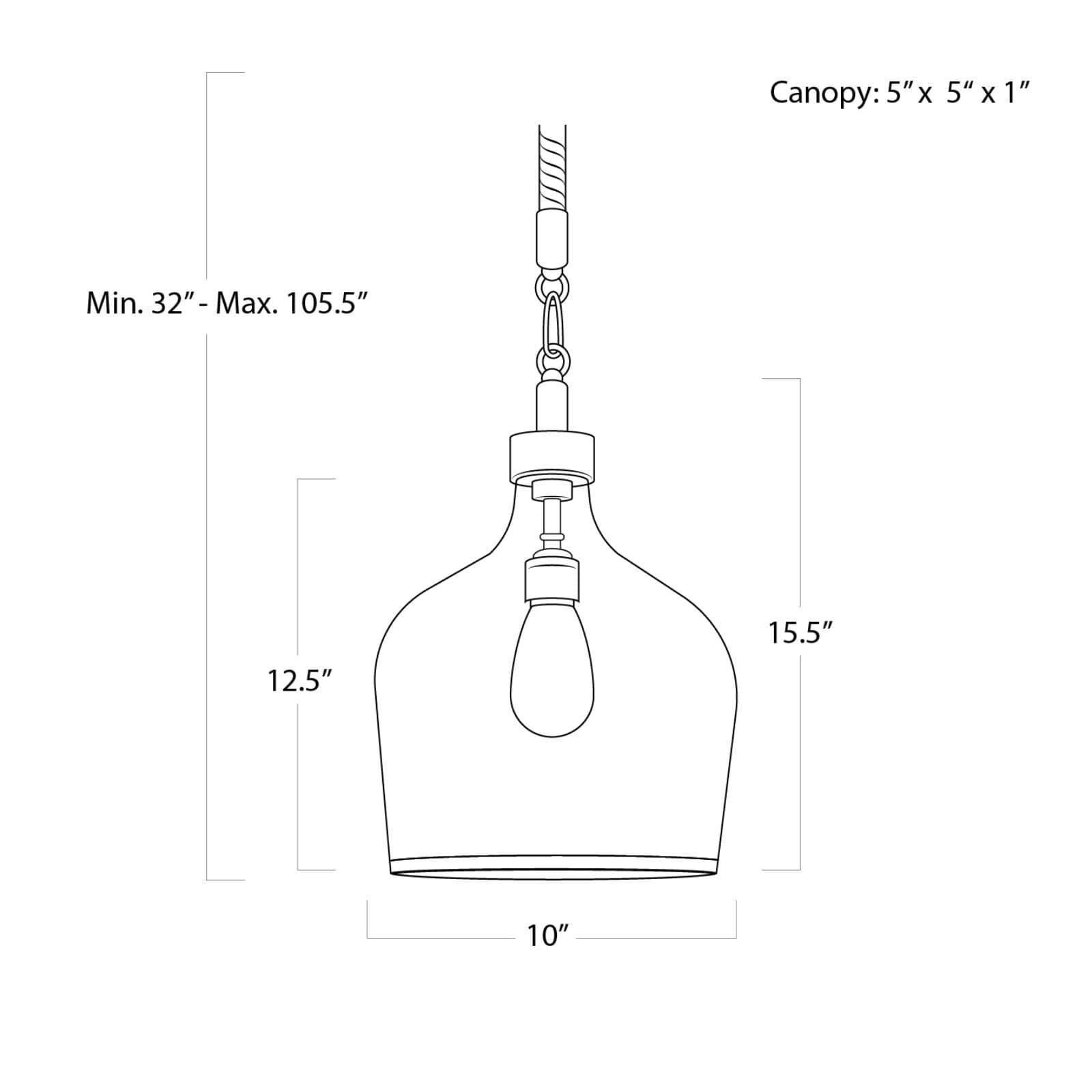 Shown in Clear finish