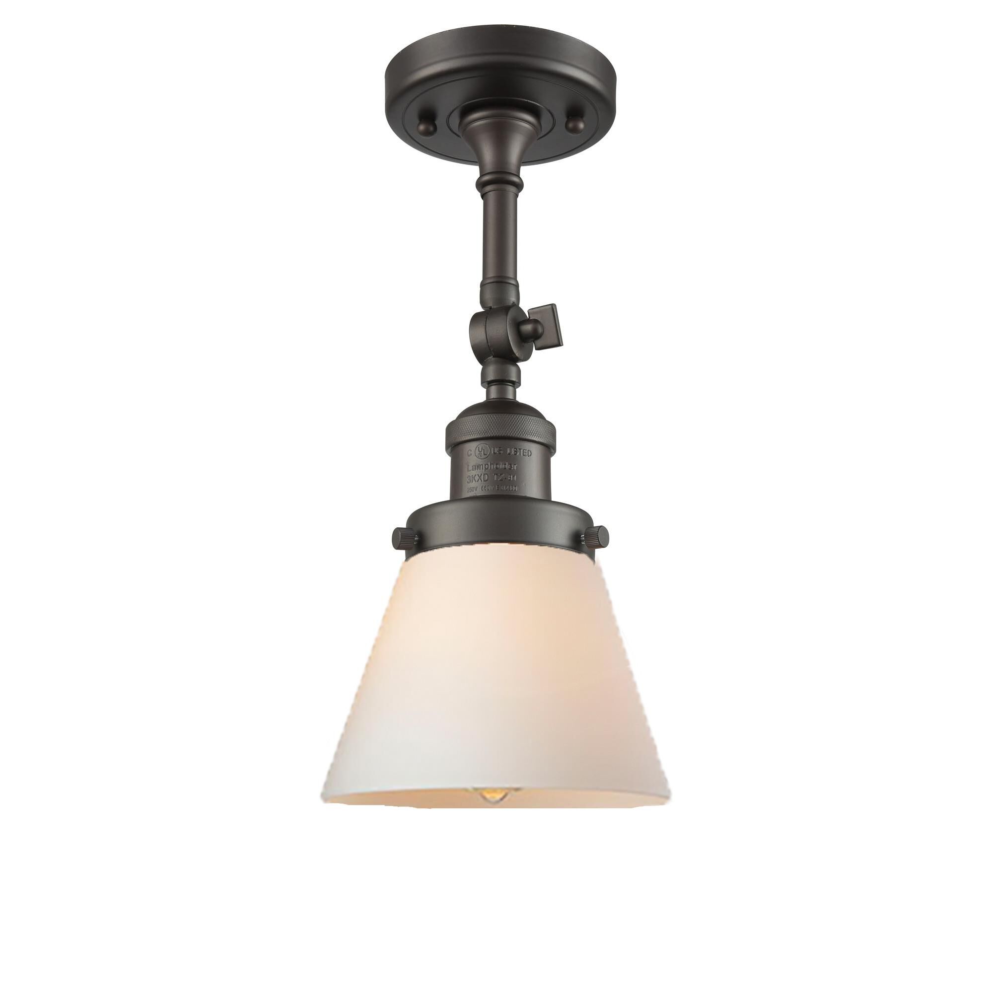Shown in Oil Rubbed Bronze finish and Frosted glass and None accent