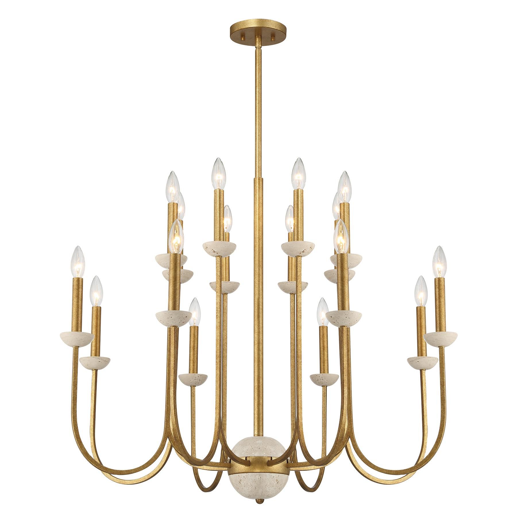 Shown in Antique Gold finish
