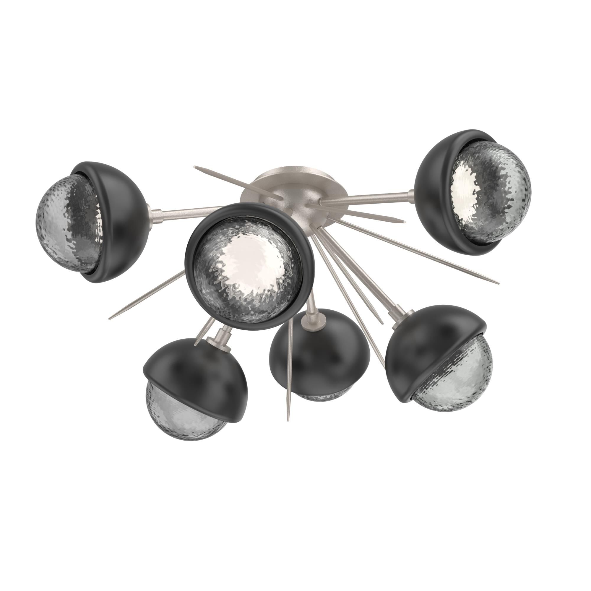Levi Wilson Cabochon 28 Inch Semi Flush Mount by Hammerton Studio