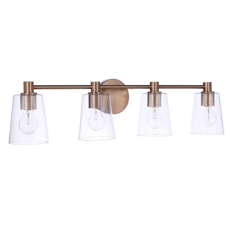 Emilio 32 Inch 4 Light Bath Vanity Light by Craftmade
