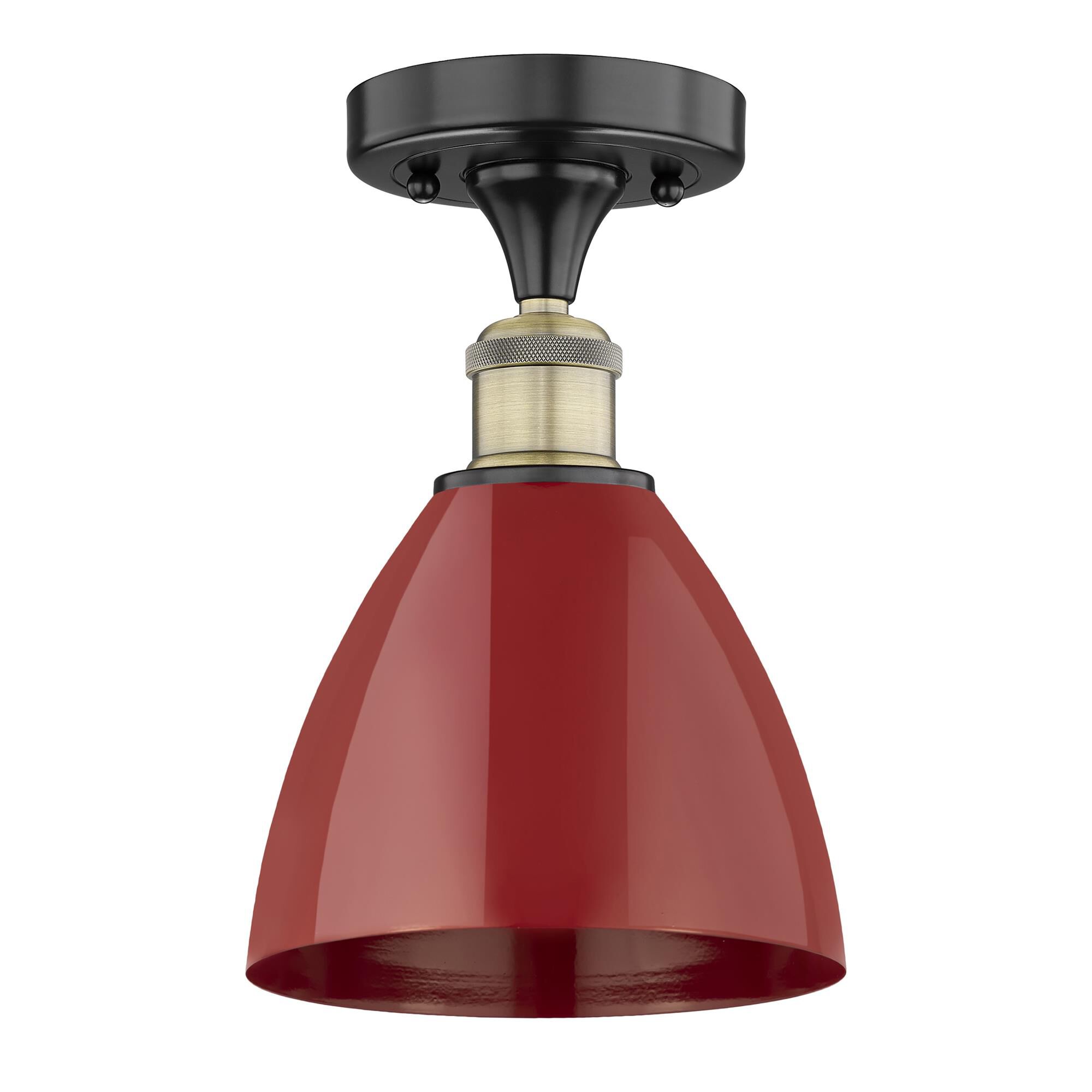 Bruno Marashlian Plymouth Dome 7 Inch 1 Light Semi Flush Mount by Innovations Lighting