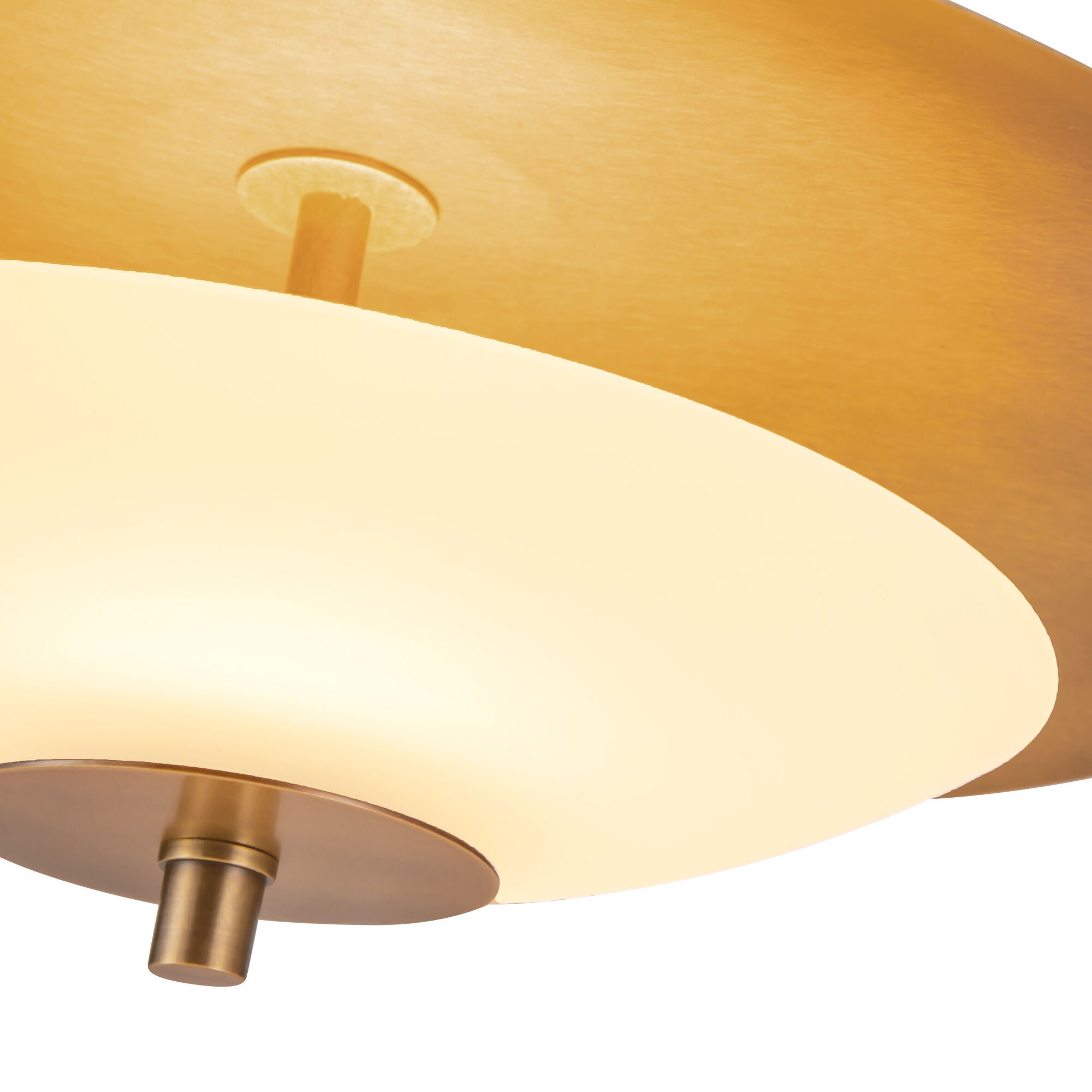 Peyton Fox Prescott 16 Inch Semi Flush Mount,